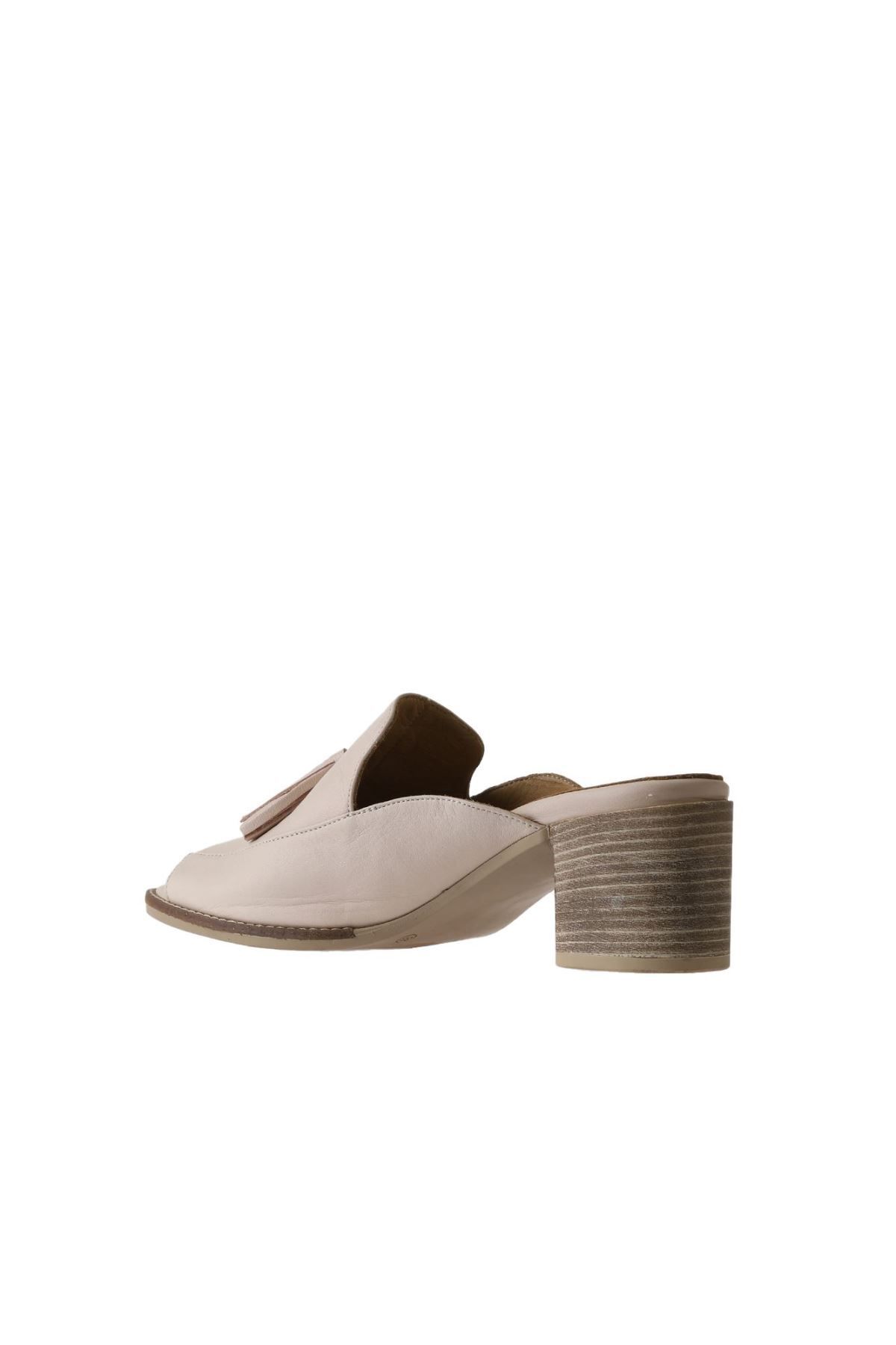 Bueno Shoes-01wu10800 موديل شبشب نسائي بكعب من الجلد الوردي 5