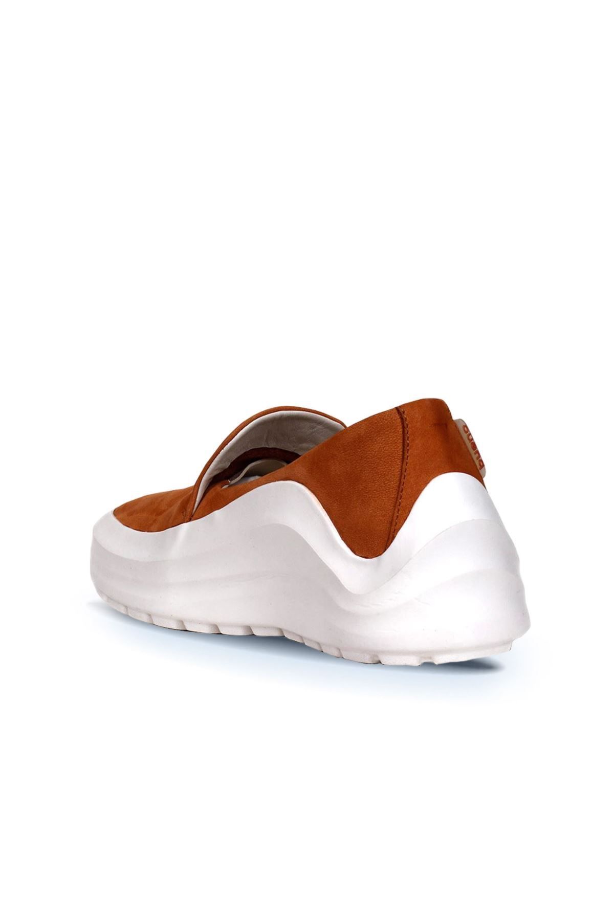BUENO-Shoes Kahverengi Nubuk Kadın Günlük Ayakkabı 01wq7603 4