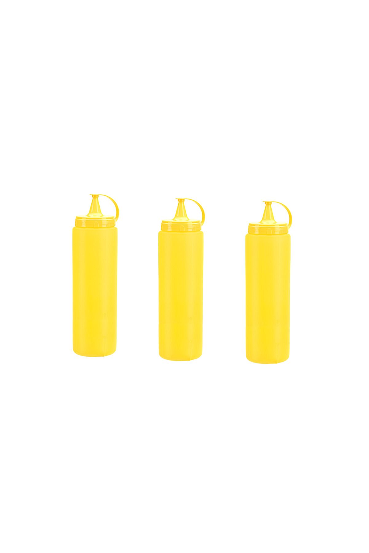 deryame Mayonez Sos Şişesi - 1000ML Dev Boy Sarı 3 Adet