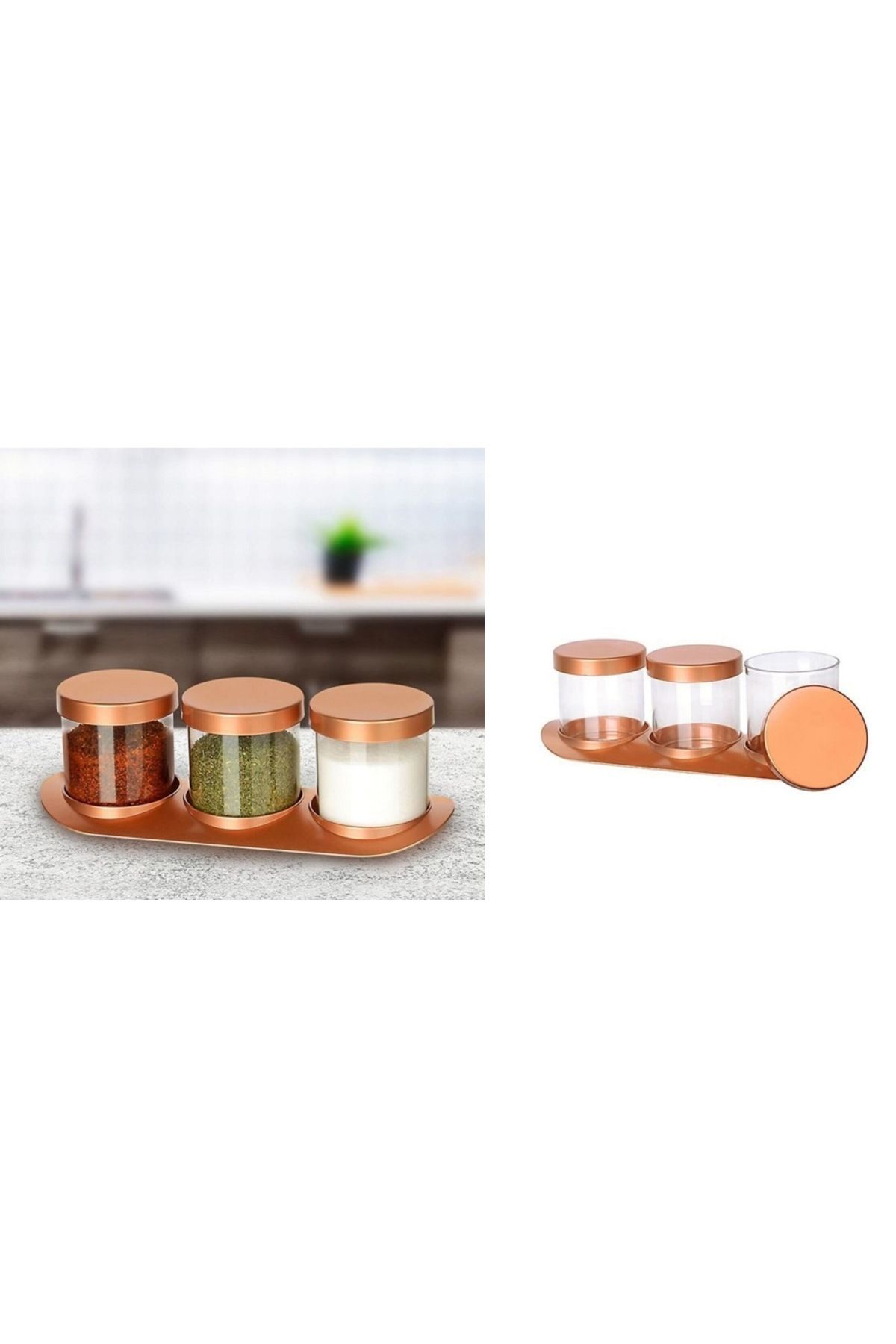 colezium Bronz Baharat Seti Lüx 3lü Set