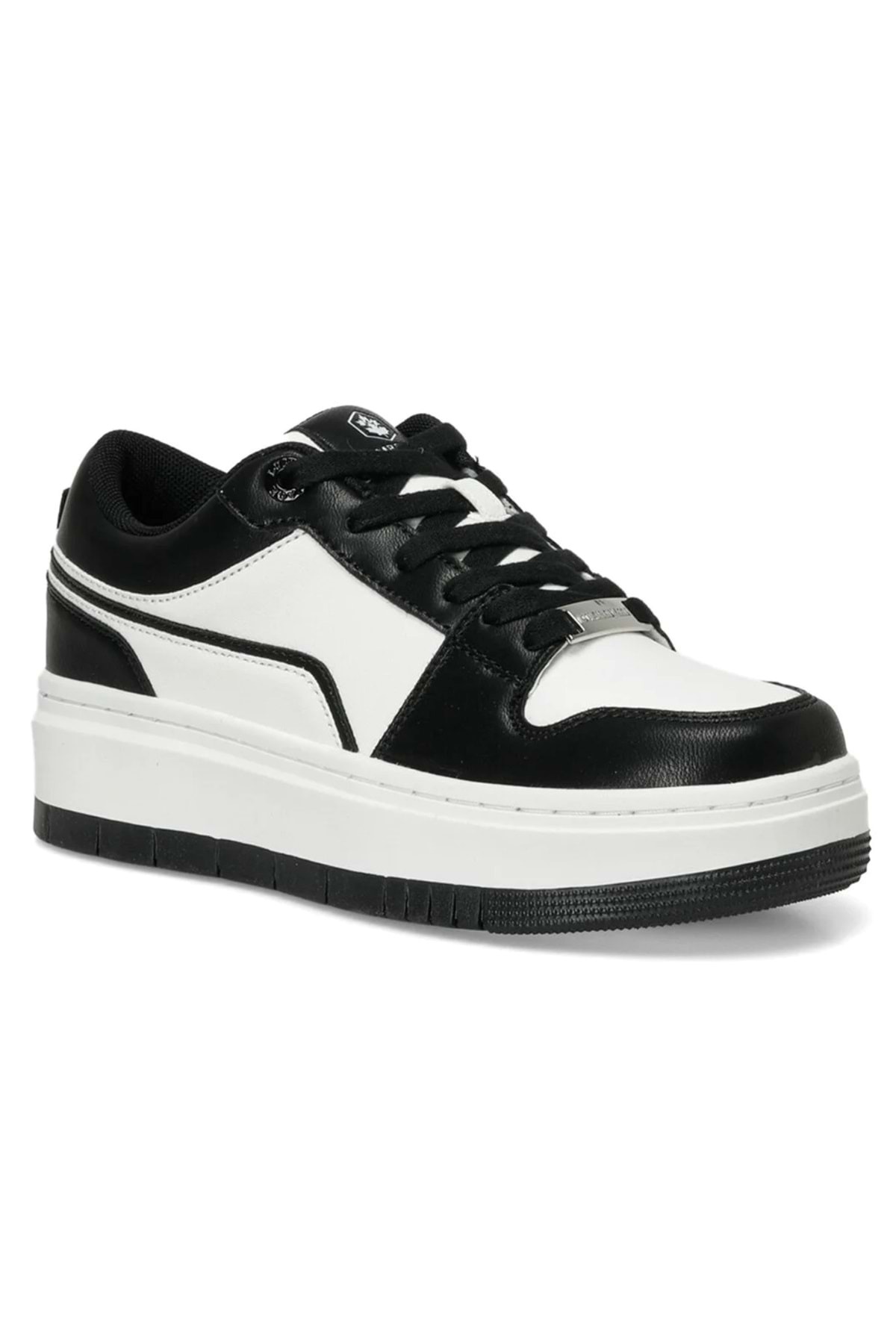 لامبرجک کفش ورزشی کتانی Colony Memory مدل High Sole BLACK-WHITE