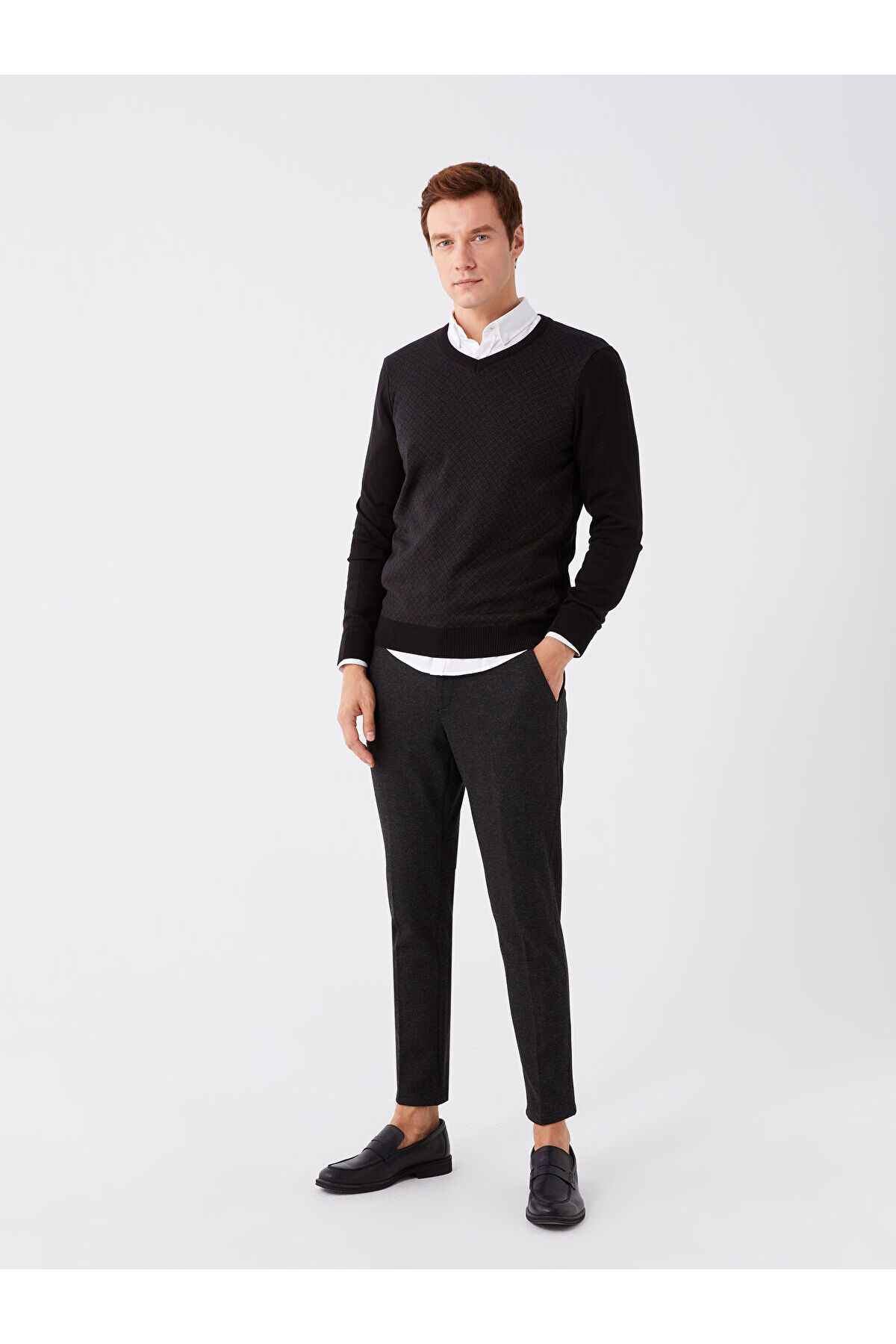 LC Waikiki Spodnie Chino Lcw Slim Fit Męskie Mężczyzna - 28