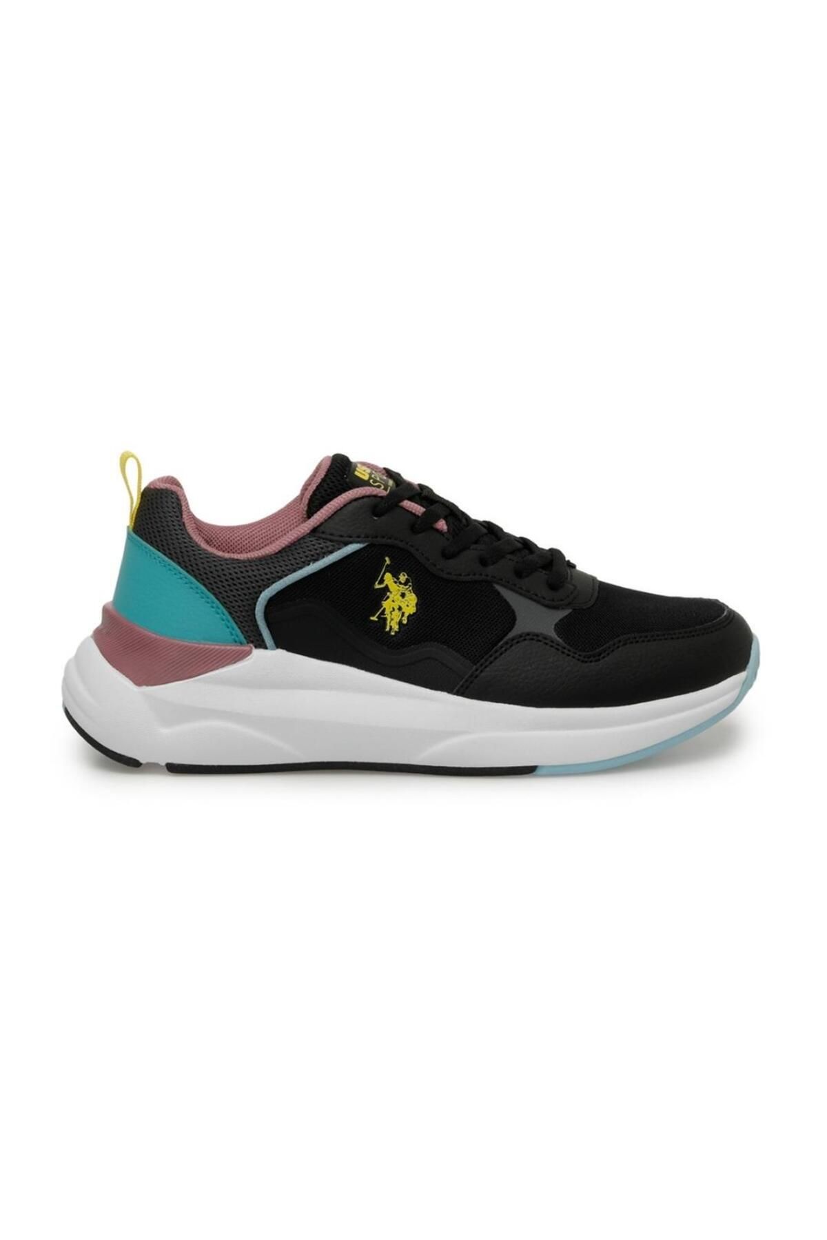 اسنیکر مشکی زنانه کفش ورزشی پریمیوم رنگارنگ U.S.Polo Assn Melinda U.S. Polo Assn.