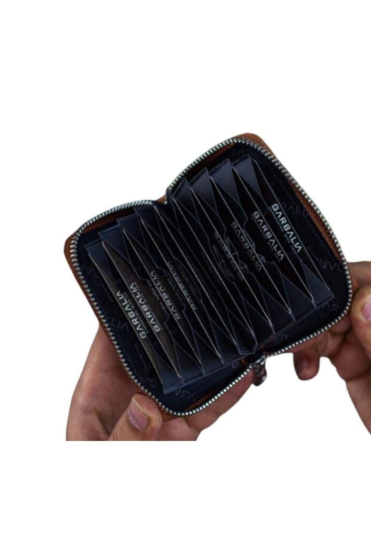 کیف پول مردانه ZIPPER CLOVIS HAKIKIDERI ACORDY TABA Garbalia