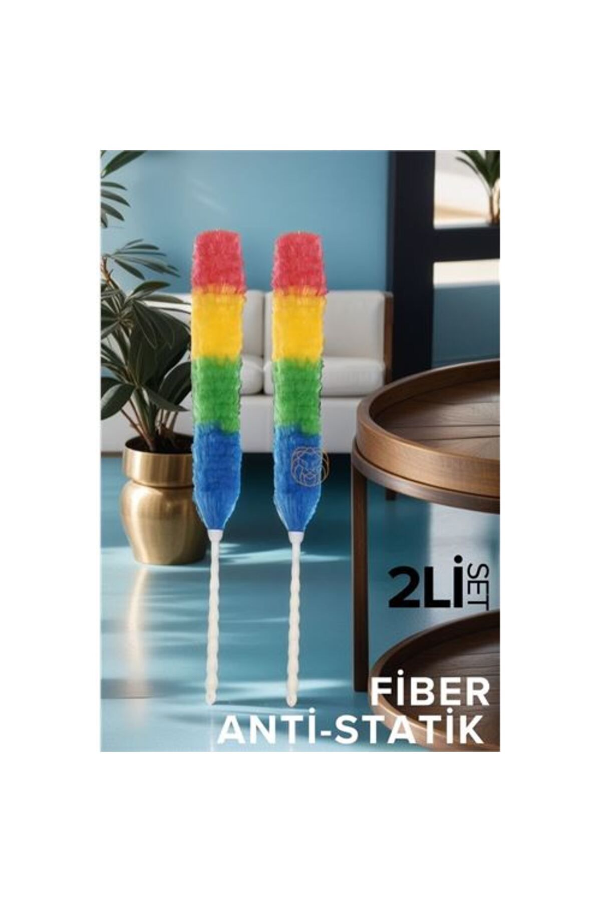 KfksStore 2 li SET Fiber Toz Alma Püskülü California Design