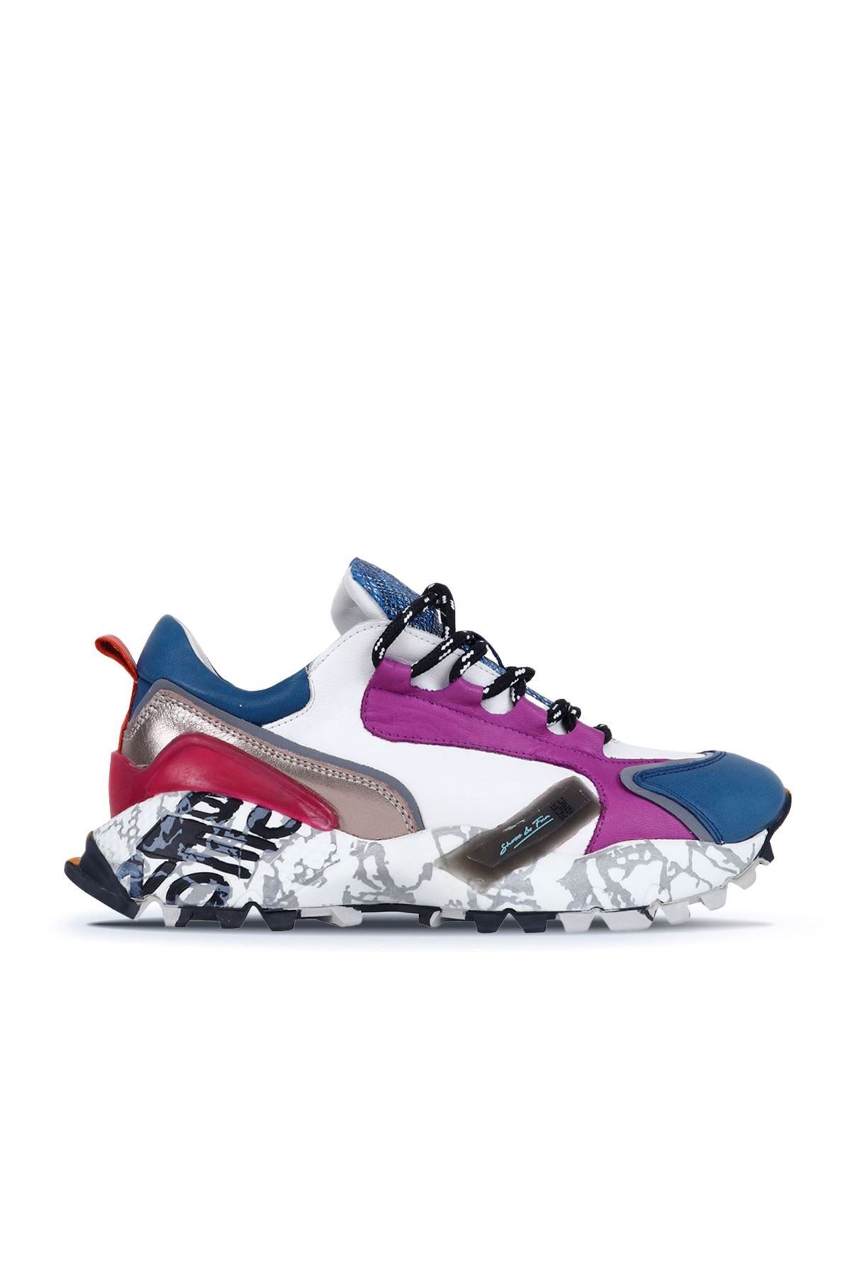 BUENO Shoes Pudra Deri Kadın Spor Ayakkabı 01wq10604