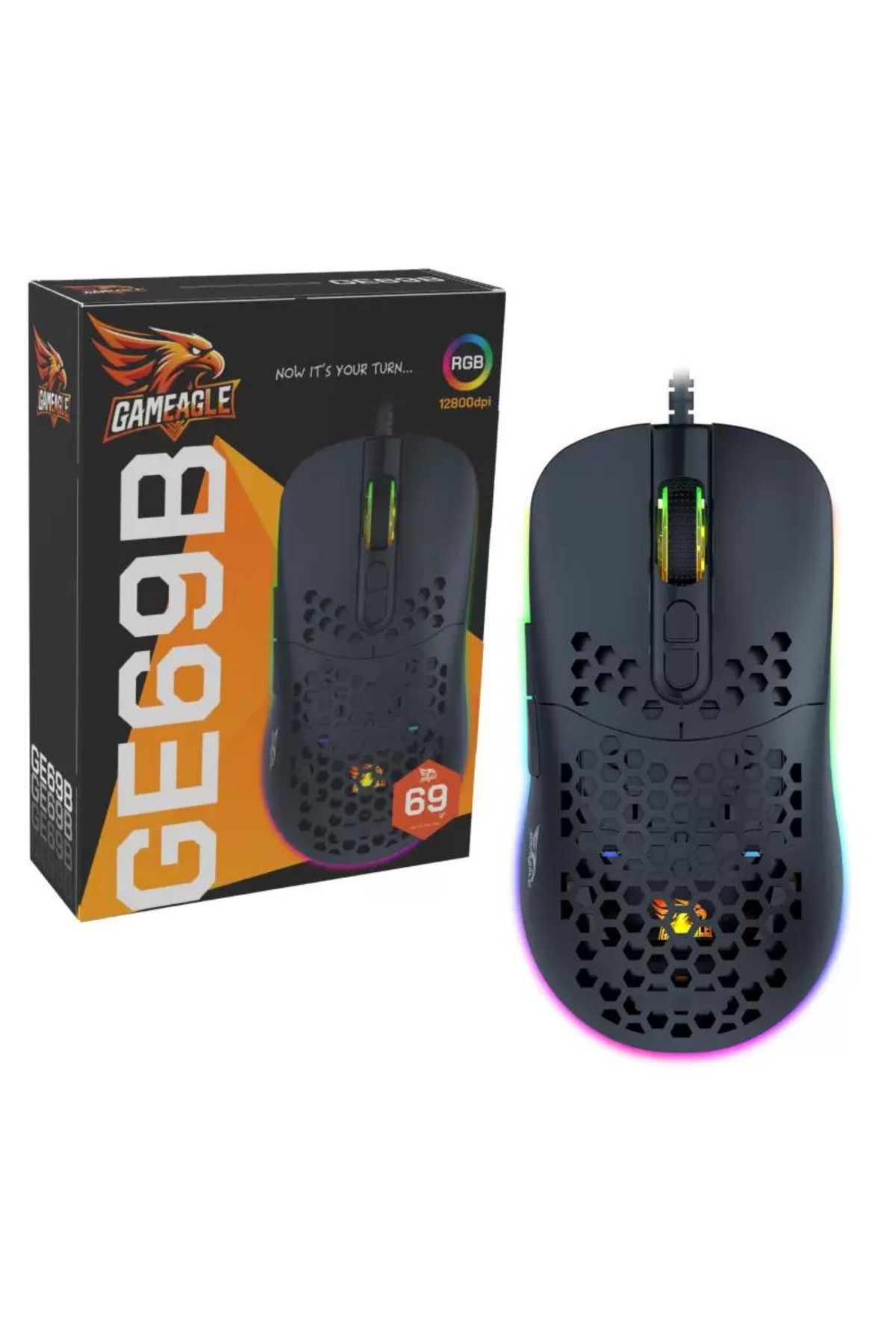 GAMİNGTECH GE69B Kablolu Optik Mouse GAMİNG MOUSE