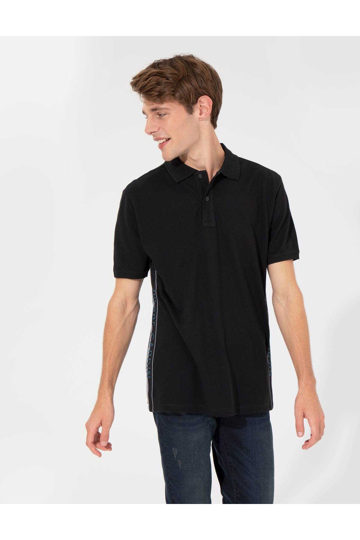 تیشرت یقه پلو مردانه راسته آستین استاندارد | پیر کاردین Pierre Cardin 627008 - تصویر 3