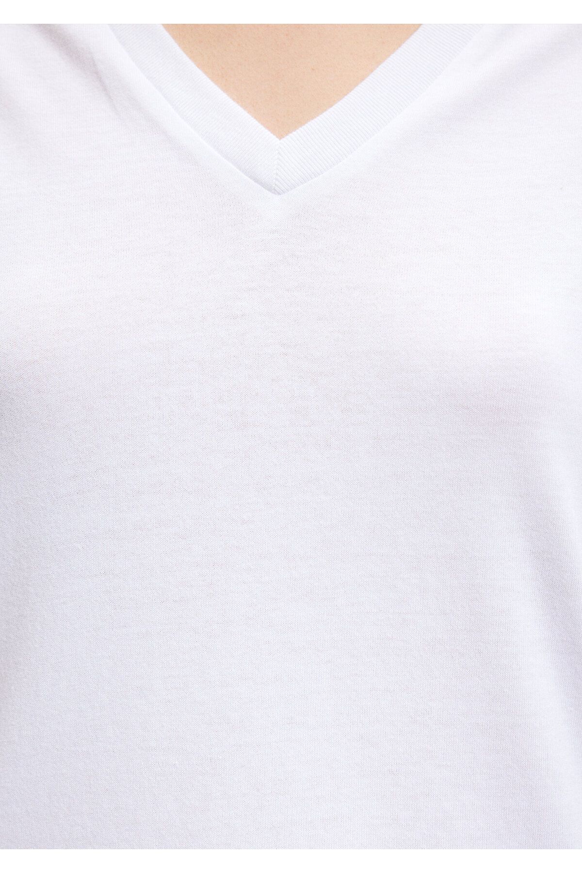 Mavi-Tricou modal Lux Touch alb slim fit -1600956-620 6