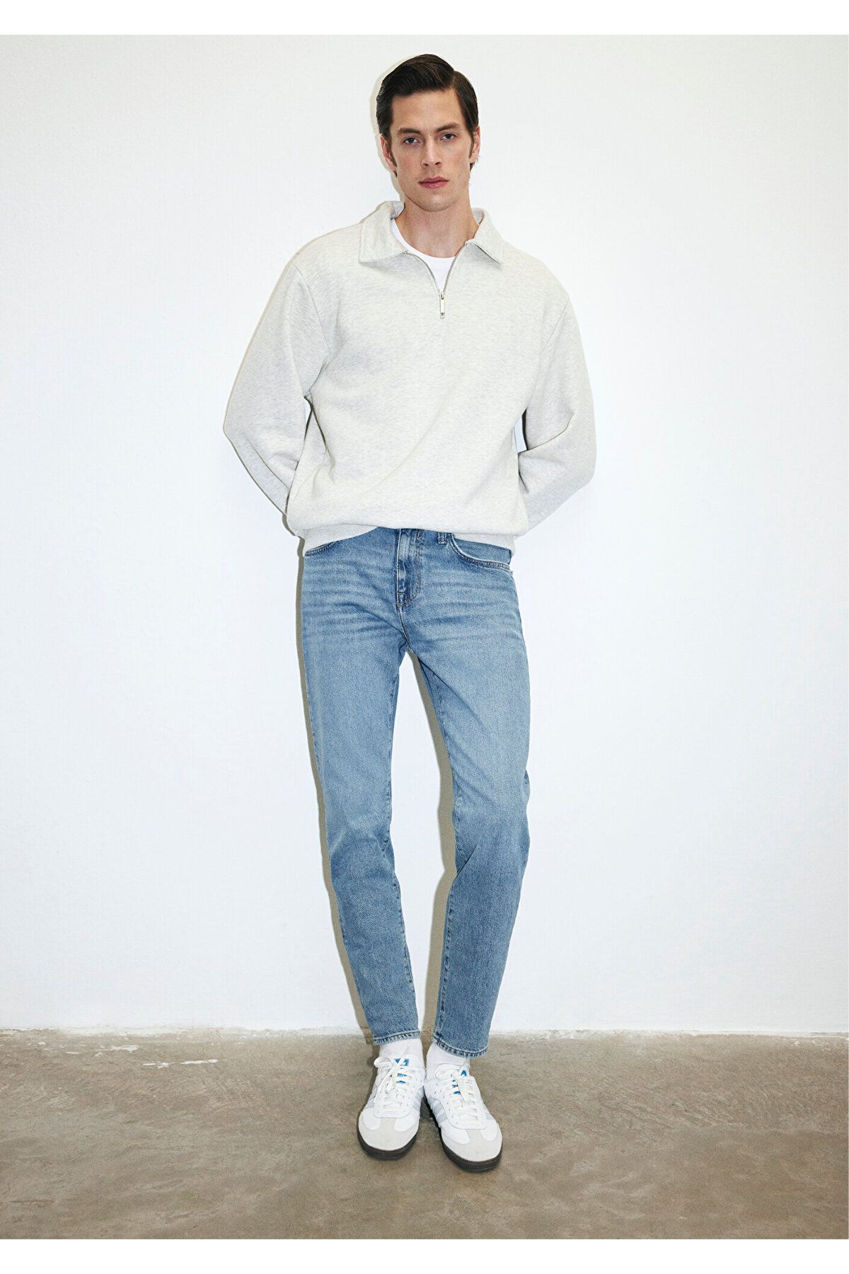 Mavi-Milan Premium Blue Misty Offene Jeanshose 0081083030 2