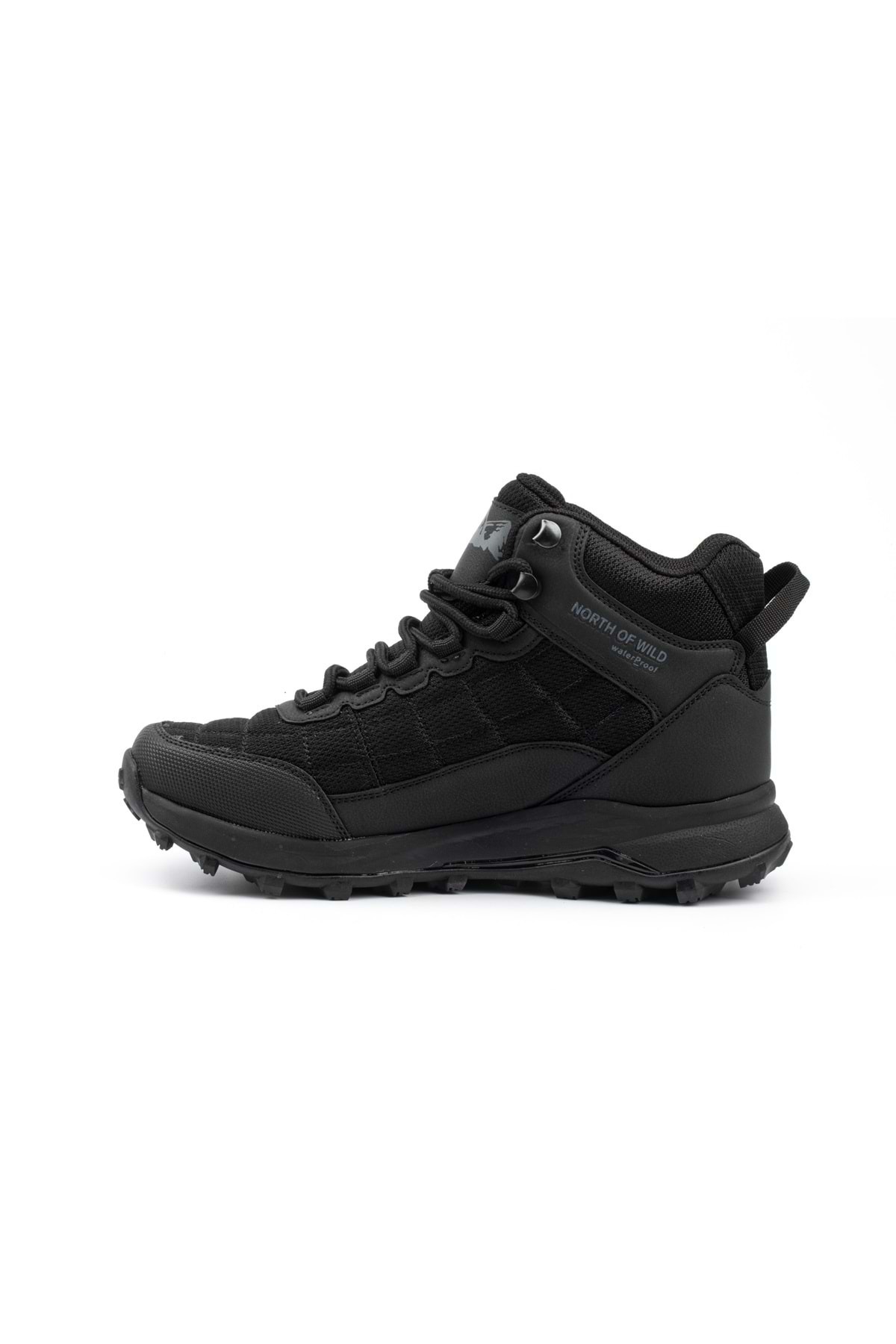 Kocamanlar Ayakkabı North Of Wild YUKAN Watherproof Outdoor Bot SU GEÇİRMEZ SİYAH görsel 3