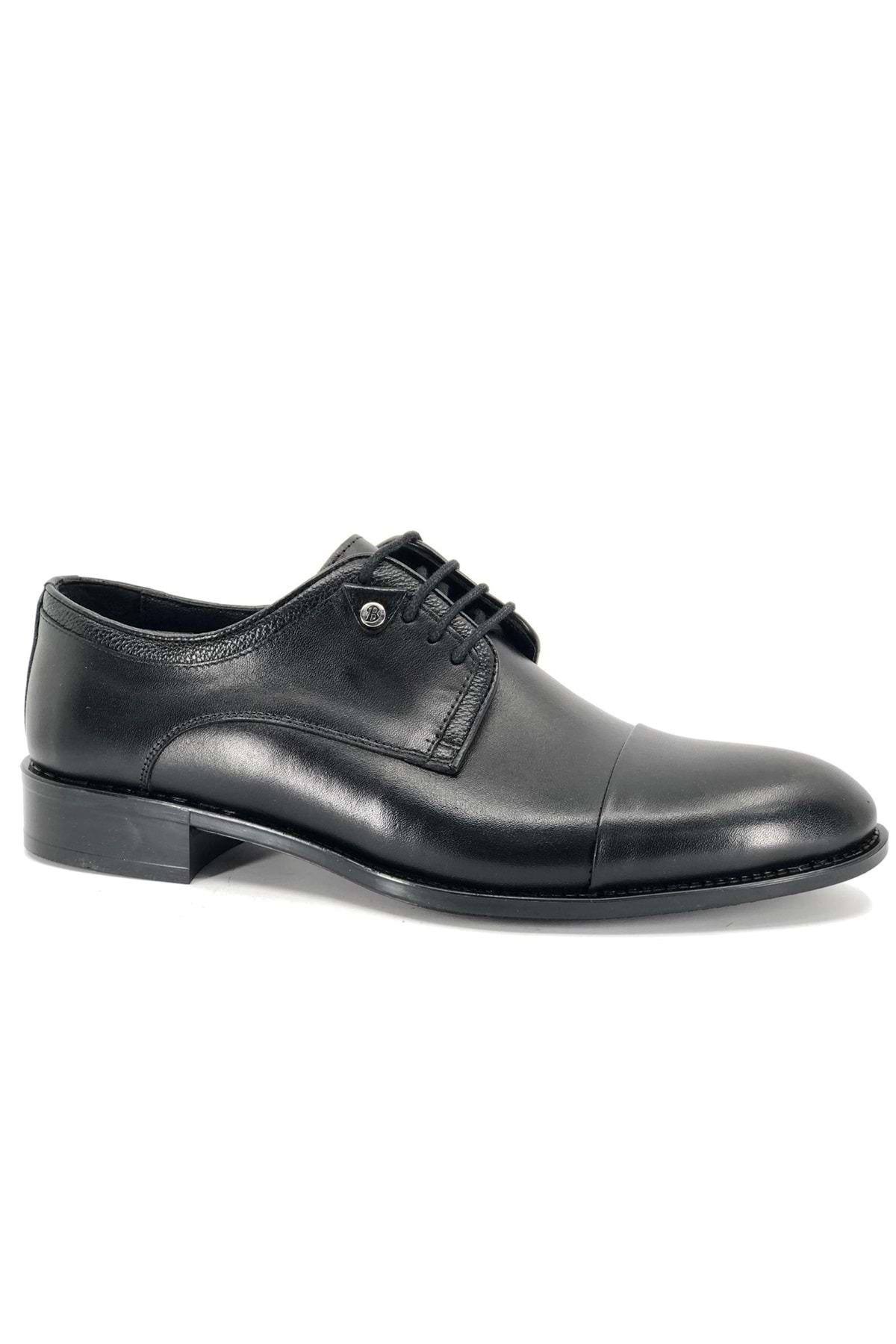 کفش کلاسیک مردانه ۱۰۰٪ چرم اصل Berlino 652-1 مشکی Kids Club Shoes