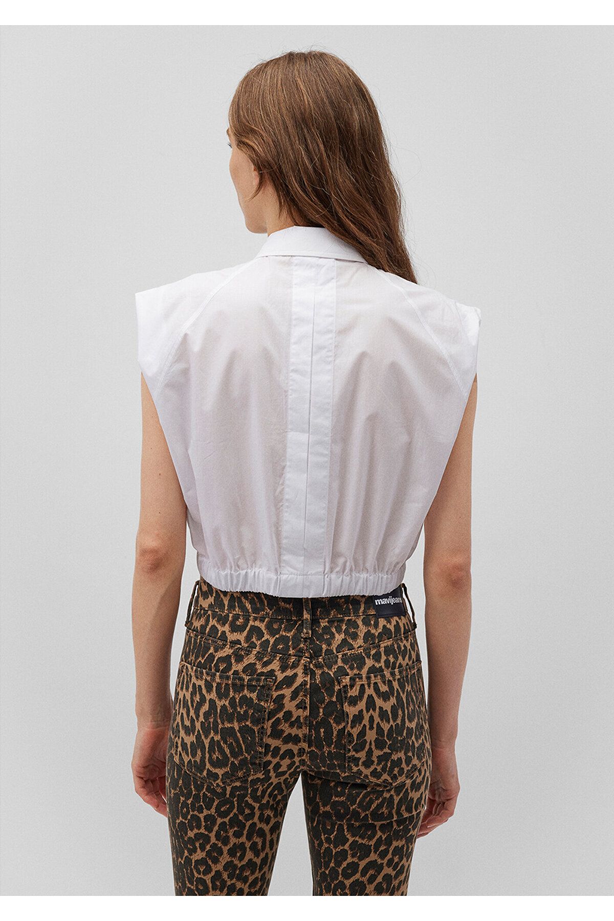 Mavi-White Shirt - Loose Fit, Elastic Waist 1210898 -620 3