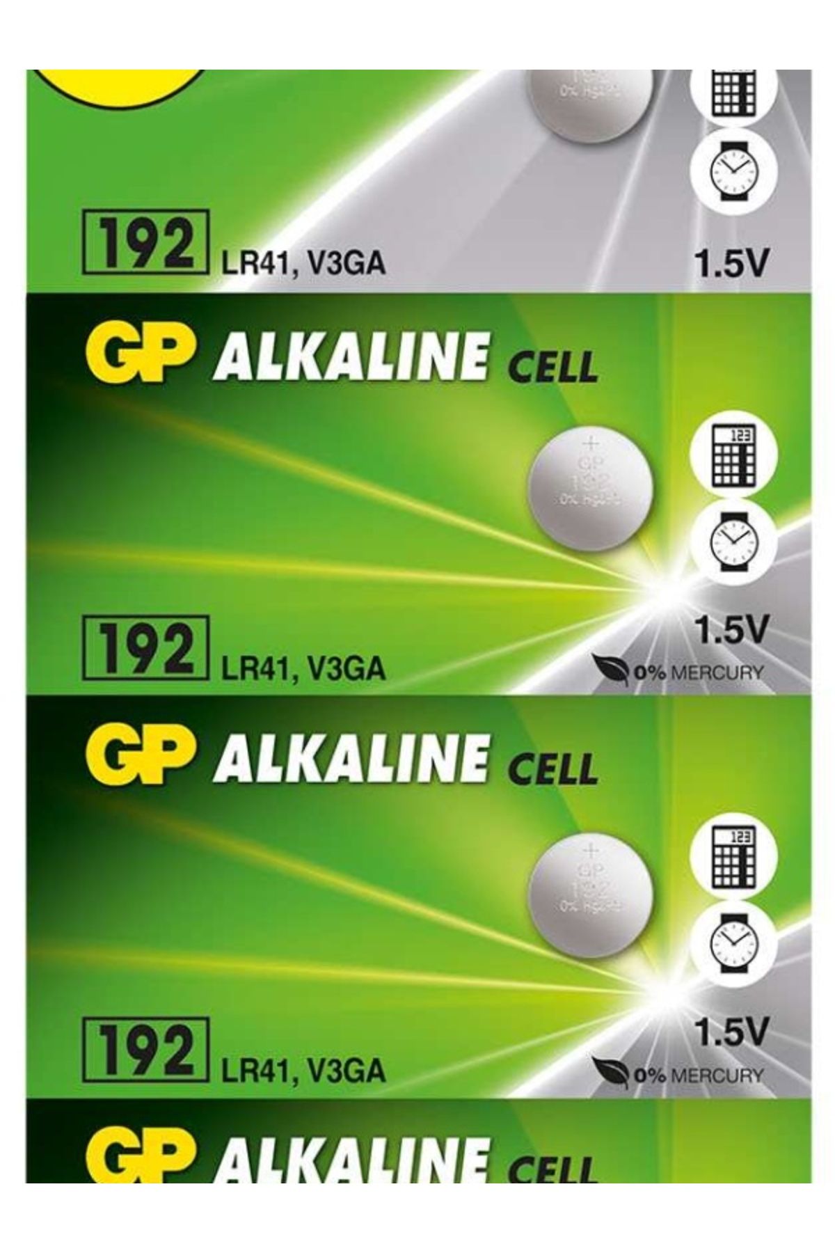 GP Batteries Gp Gp192-c5 Lr41 alkalin Düğme Pil 5'li Paket