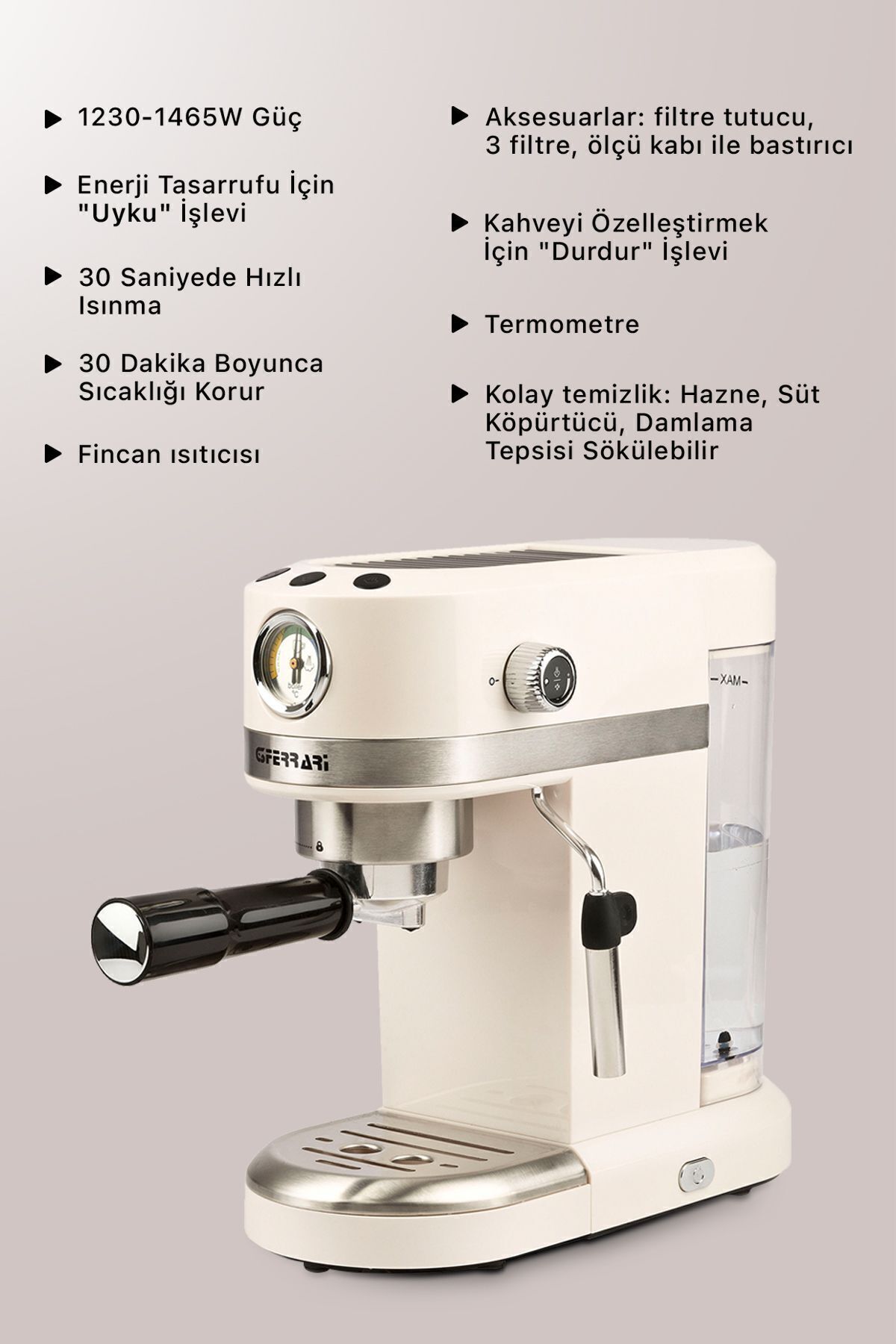 Tam Otomatik Kahve Ve Espresso Makinesi 5