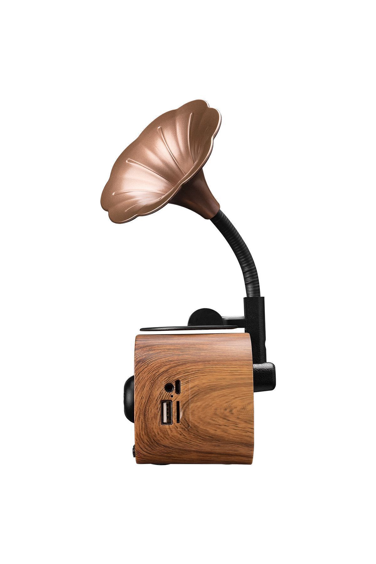 Mn-s19 Ahşap Klasik Retro Gramofon Bluetooth Müzik Kutusu