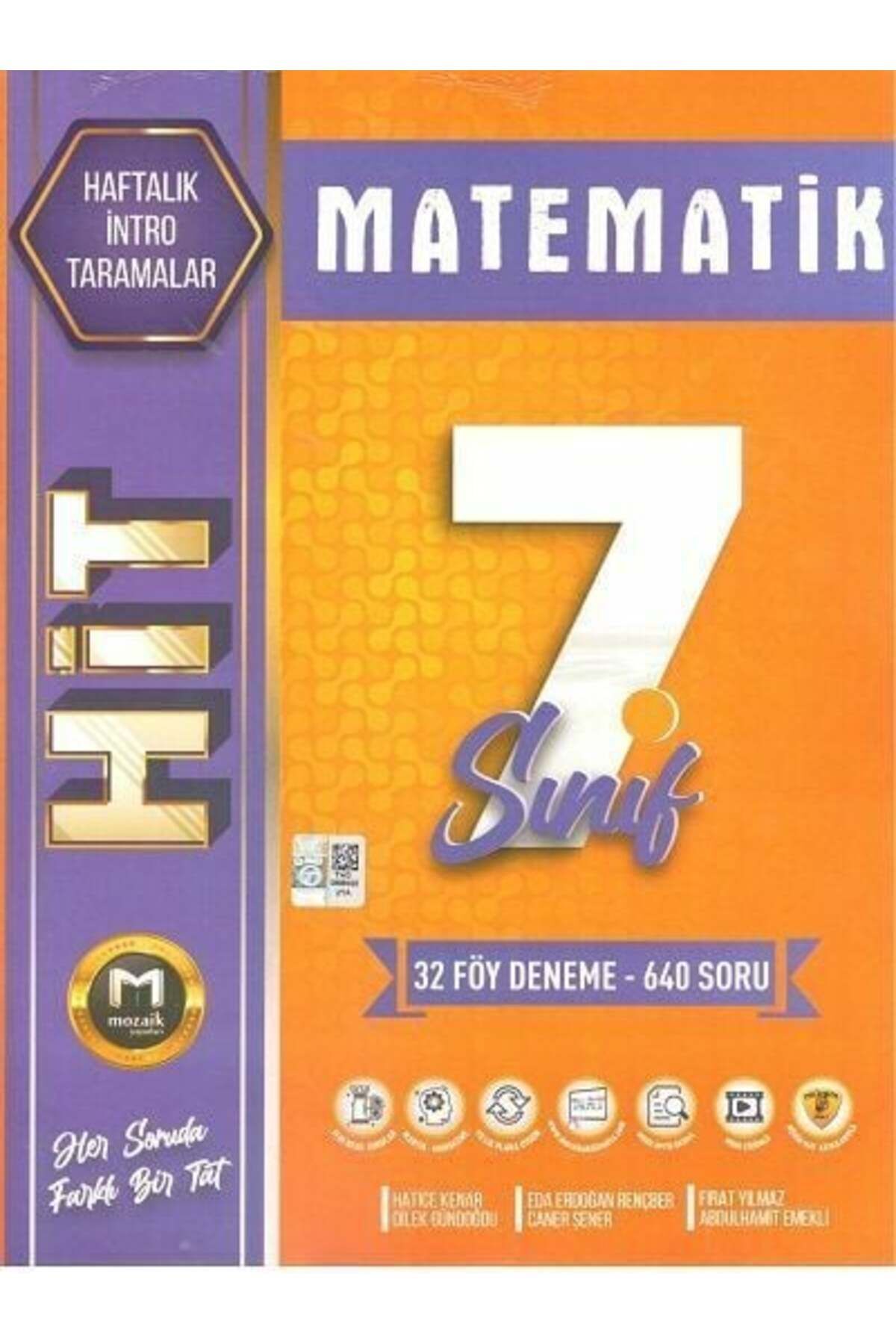 Parlayan Projeler Mozaik 7. Sınıf Matematik İntro Hit 32 Deneme
