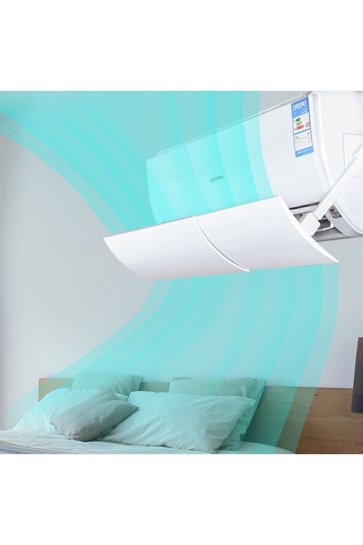 IntersTech Klima Yönlendirici Kalkan Doğrudan Üfleme önleyici hava perdesi Doğrudan Üfleme Saptırıcı Kalkan