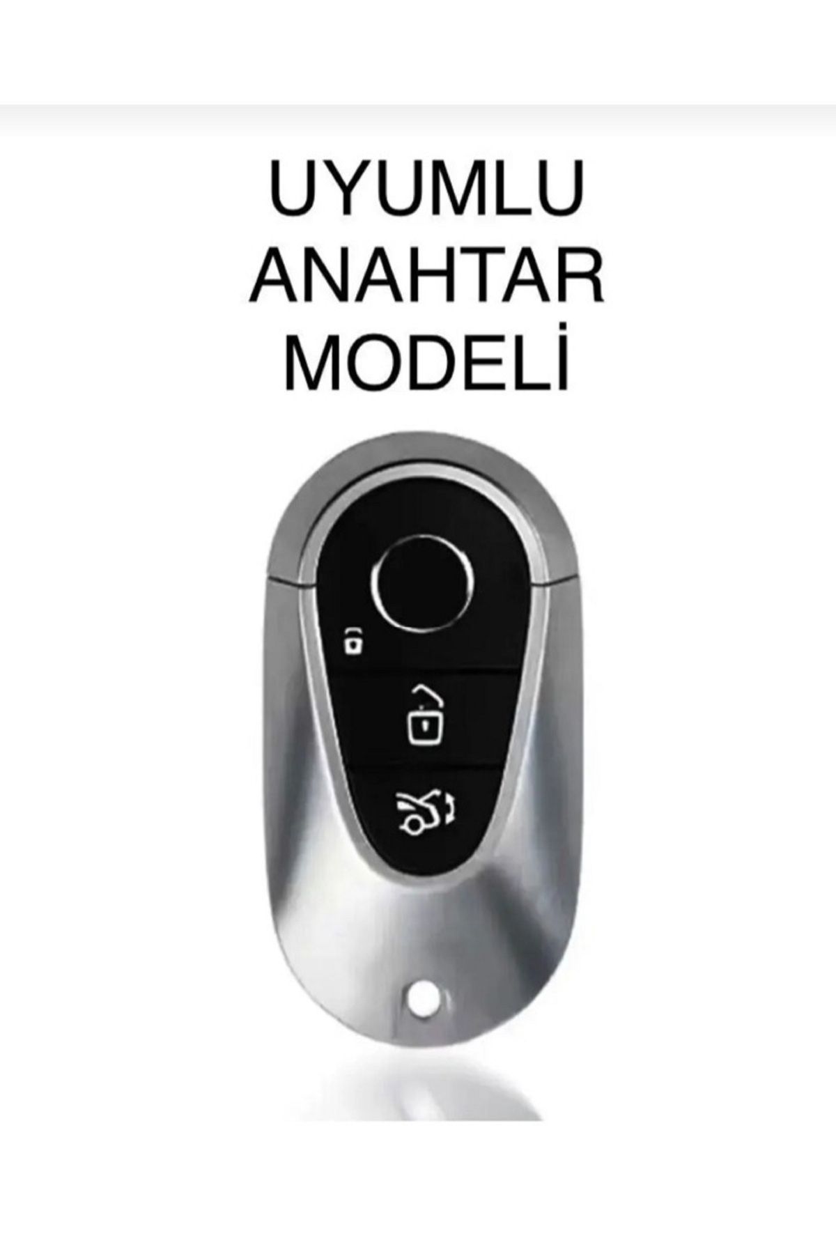 GMA KEYS-Lux Mercedes - Nano Key Case, White Gold Color, C S Class W206 W223 S350 C260 C300 2