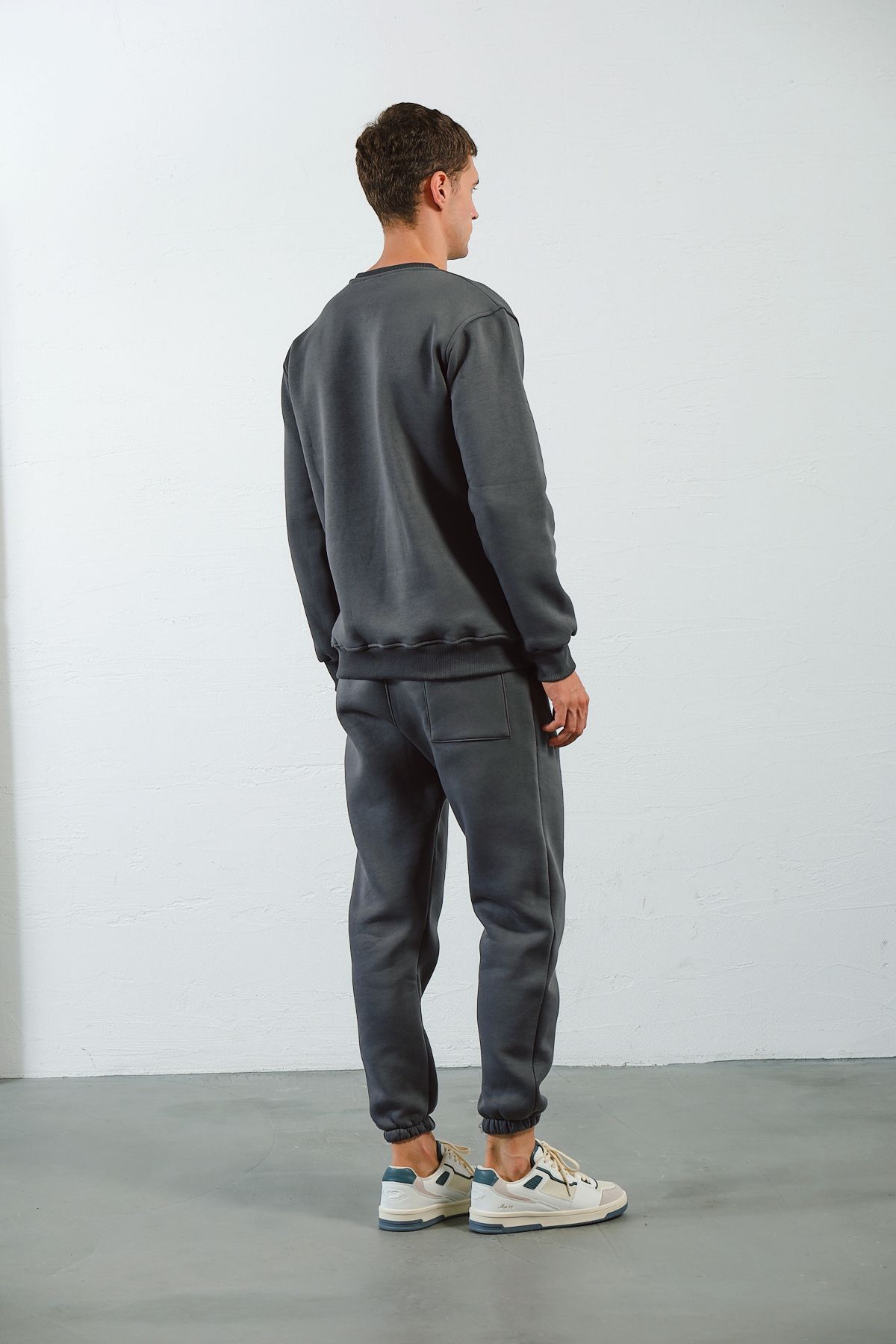 aziso-Men's Lucid Dreamer - Embroidered and Soft Inner Tracksuit Set 3