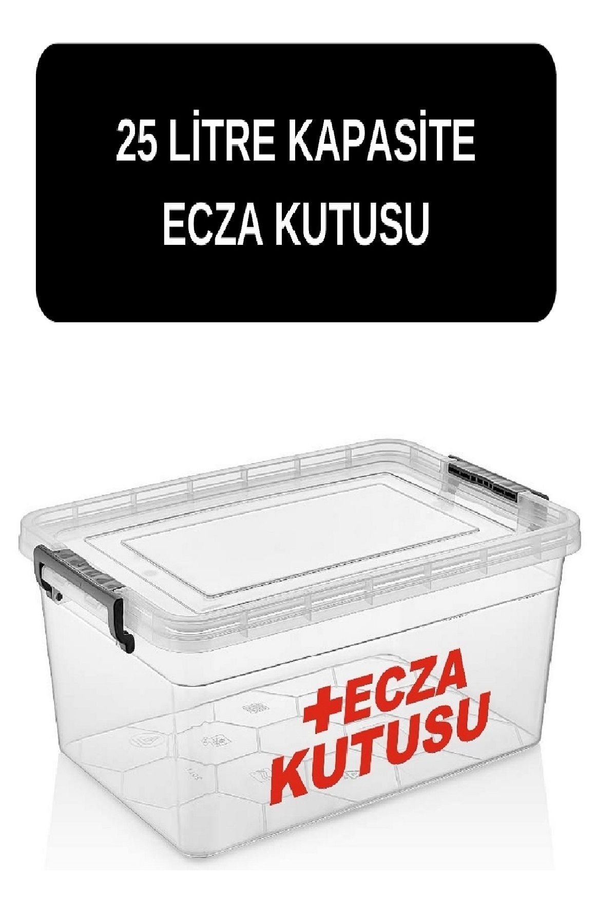 DEEMBRO Büyük Boy Ecza Kutusu 25 Lt Ilk Yardım Ecza Dolabı Çantası