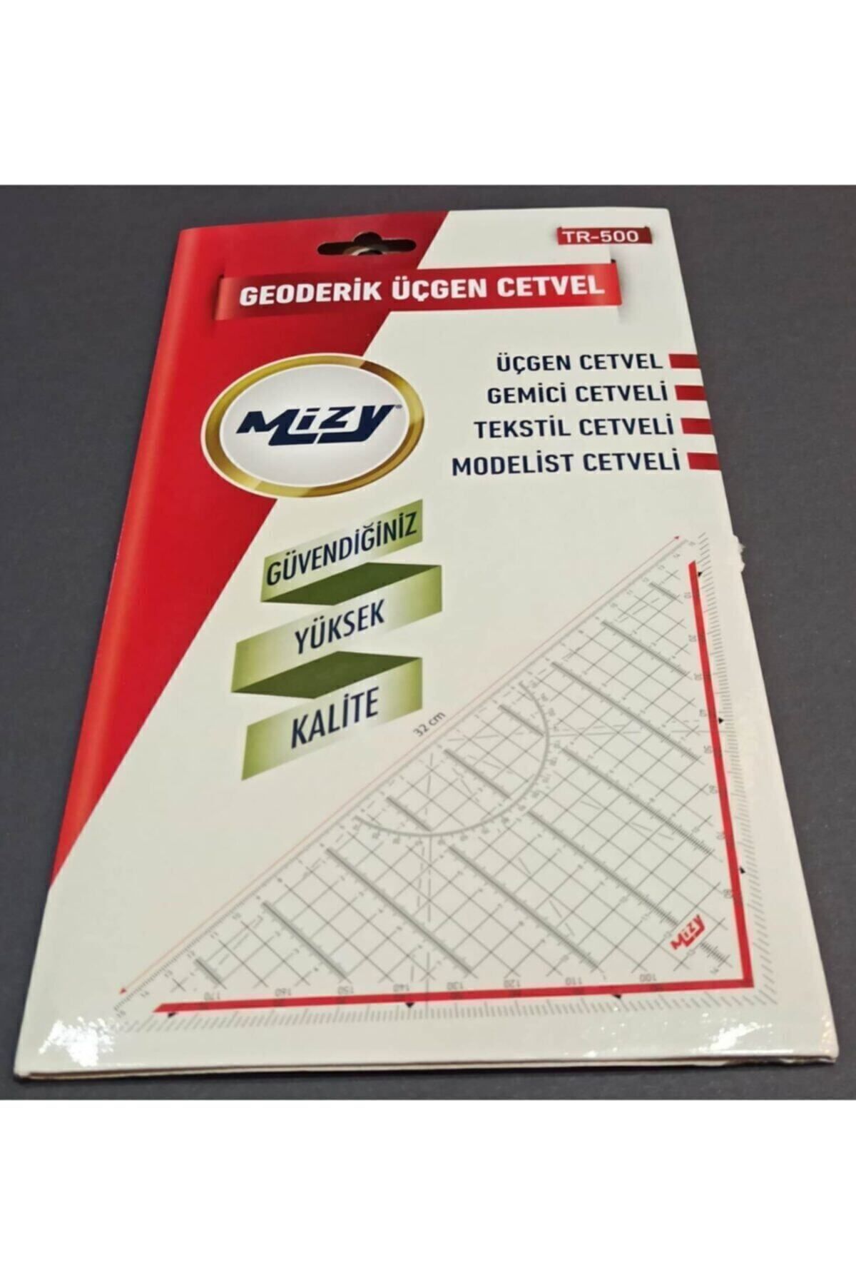 TML-Aristotle Ruler 32 Cm - 3 Sided Geometry Triangle Ruler 3
