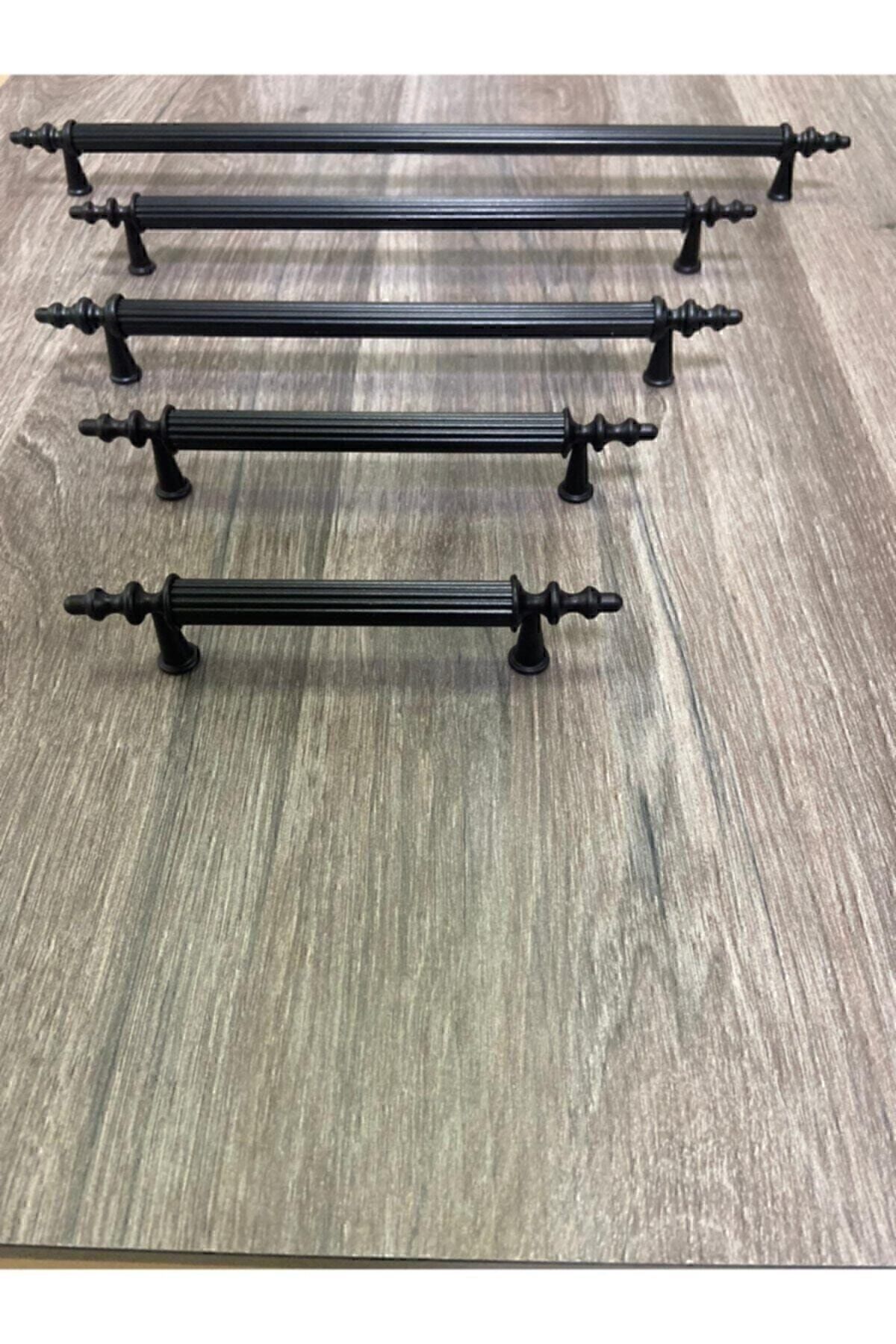 Mat Siyah Kulp 224 Mm Metal Rustik (1120-85-224-053)