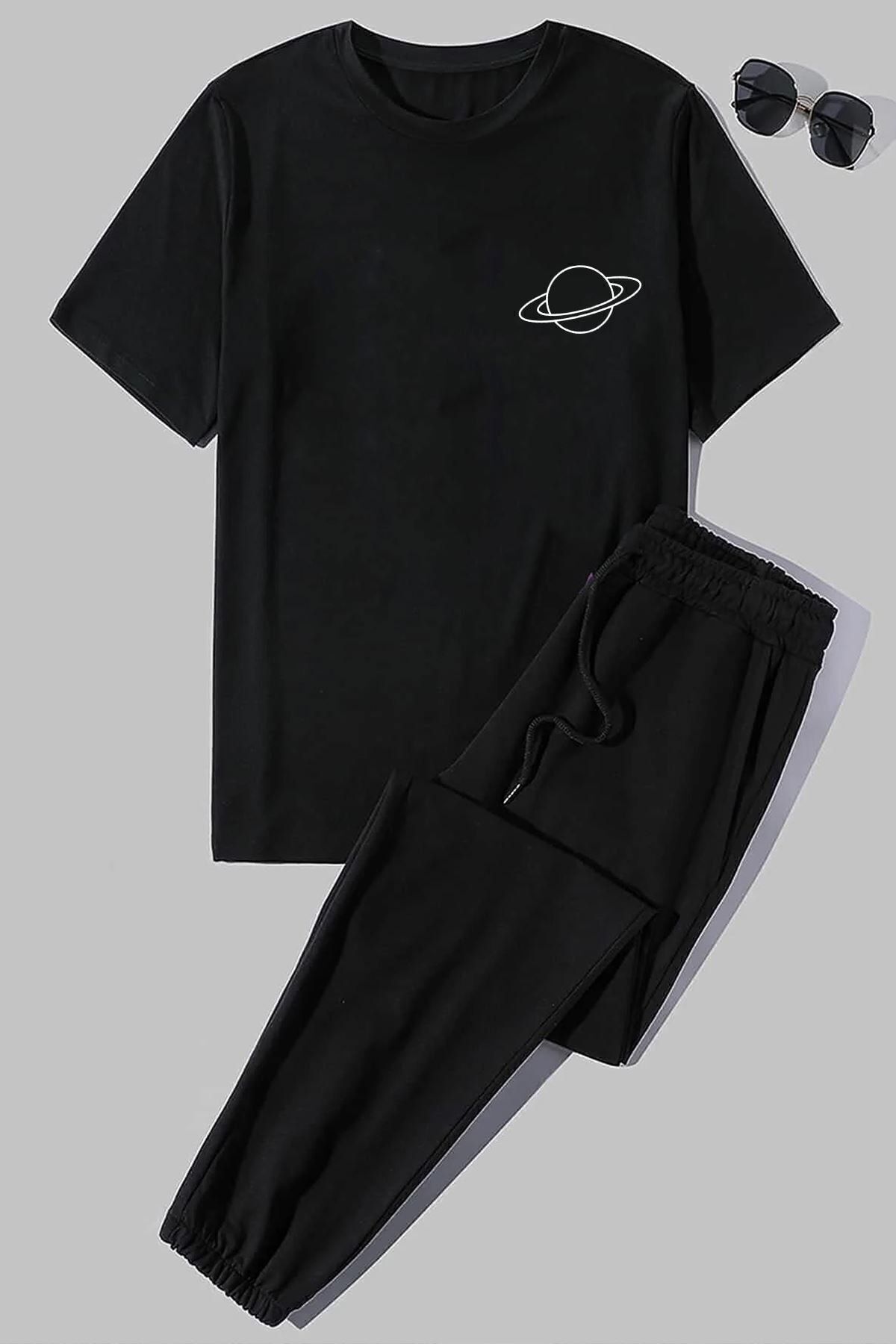 uyguntarz Dwuczęściowy Zestaw Dresów Z Nadrukiem Unisex Universe Unisex - 40