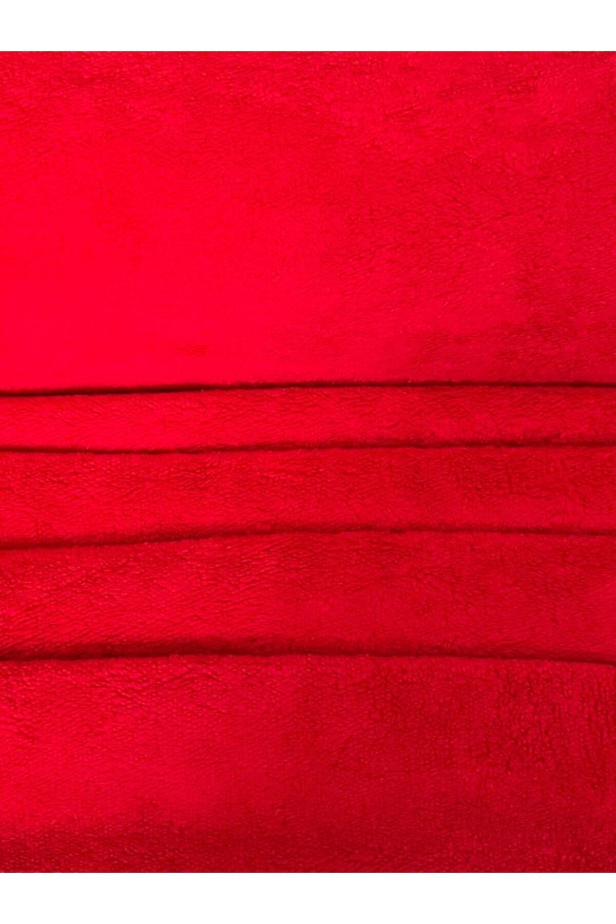 Aslan Online-Double Faced Red Welsoft Plush Fabric 180 Cm Width 2