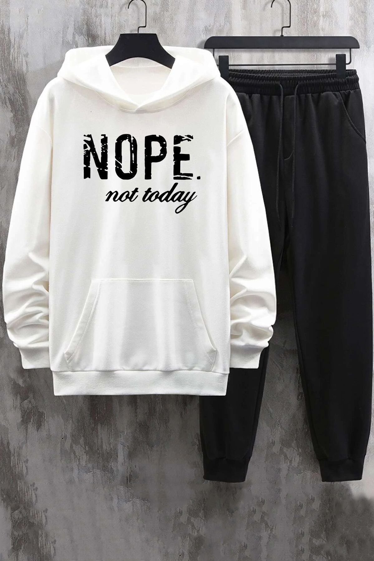 uyguntarz Zestaw Dresów Z Nadrukiem Unisex Nope Unisex - XL