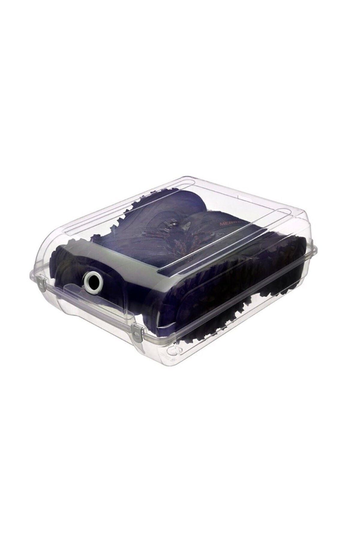 Gondol Plastik-Transparent Gondola Boots and Boots Box - with Lock and Lid (L) 12 Pieces 4
