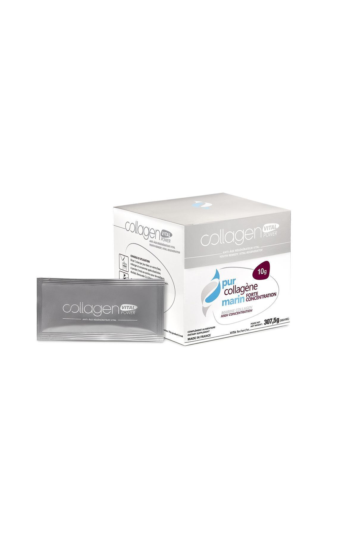 Collagen Vital-Collagen Power 10g - Pure Marine Collagen, 30 Sachets Pure Marine Collagen 2