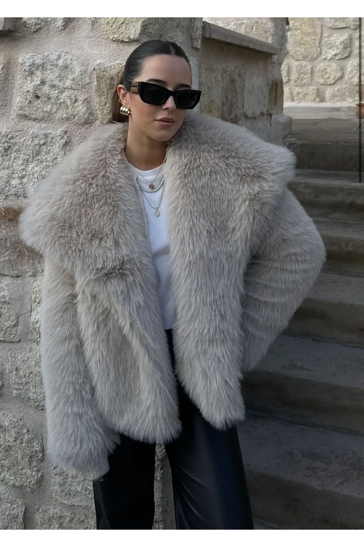 Bak'ap  İthal Premium Astarlı Kürk Mont