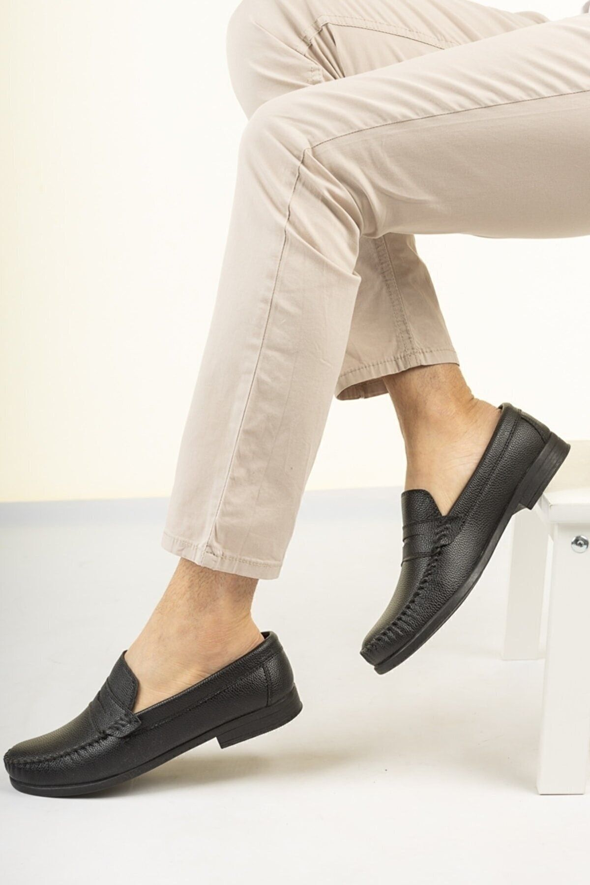Armada Pantofi Confortabili Clasici Negri Pentru Bărbați - Utilizare Zilnică Masculin - 40