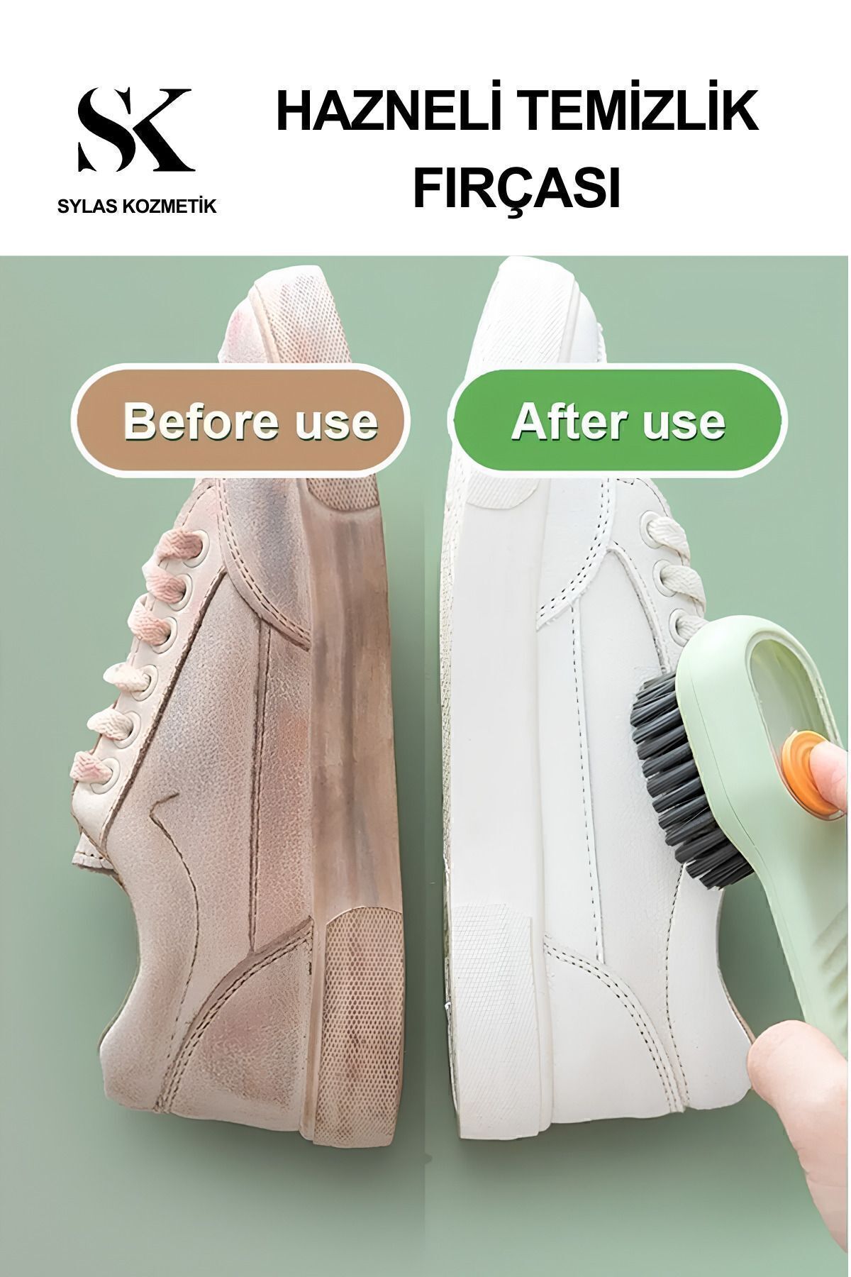 Genel Markalar Çok Amaçlı Deterjan Hazneli Pratik El Temizlik Fırçası