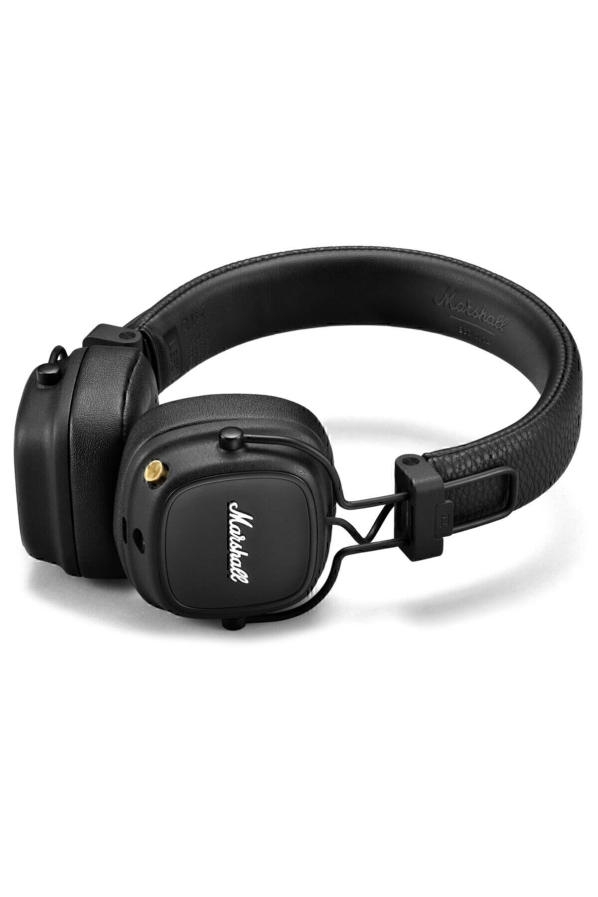 Marshall Major IV Bluetooth Headphones BT On Ear Siyah Kulakl k Kablosuz