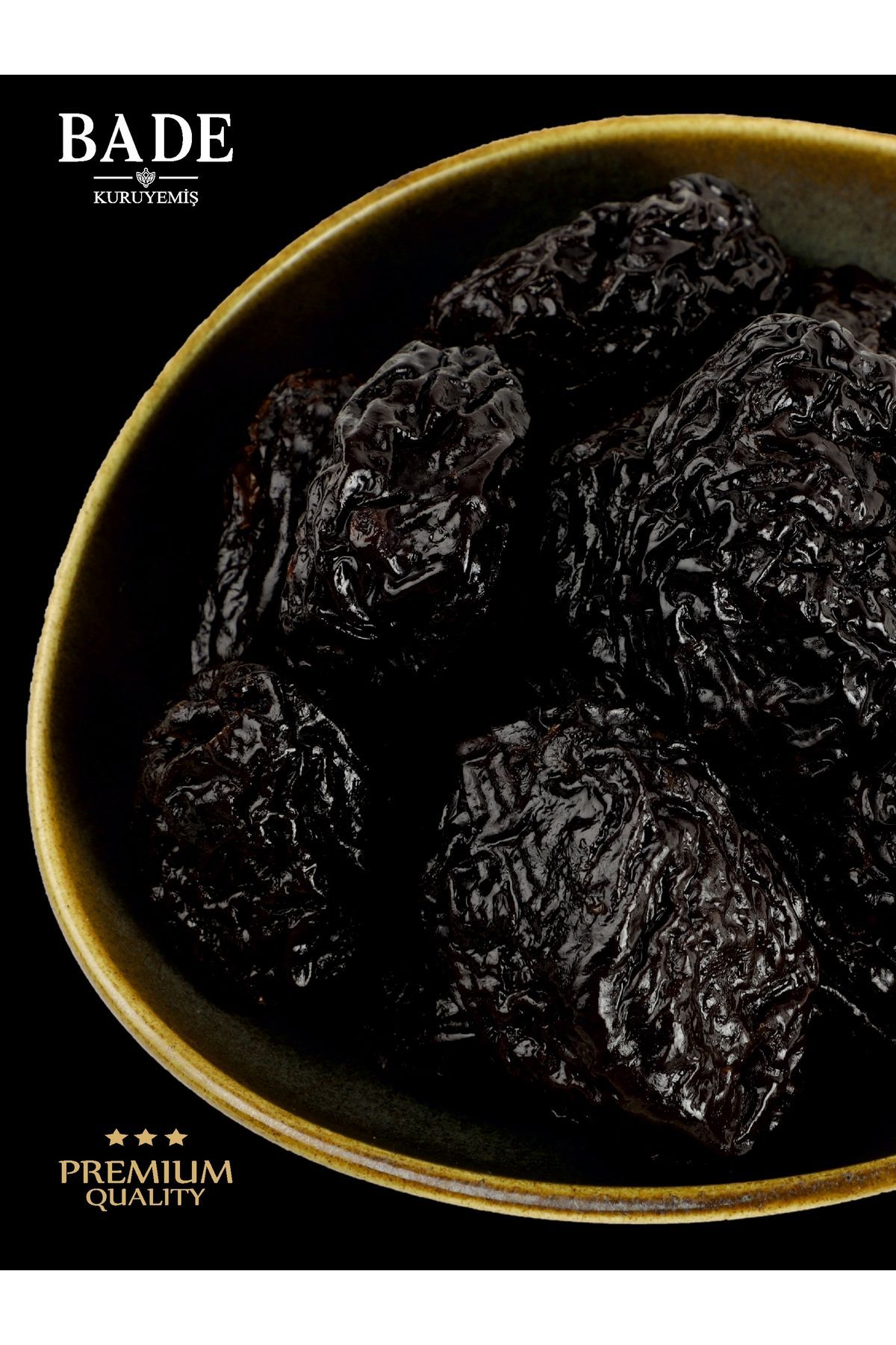 bade kuruyemiş Siyah Erik Çekirdeksiz Jumbo İri Boy 600 gr.