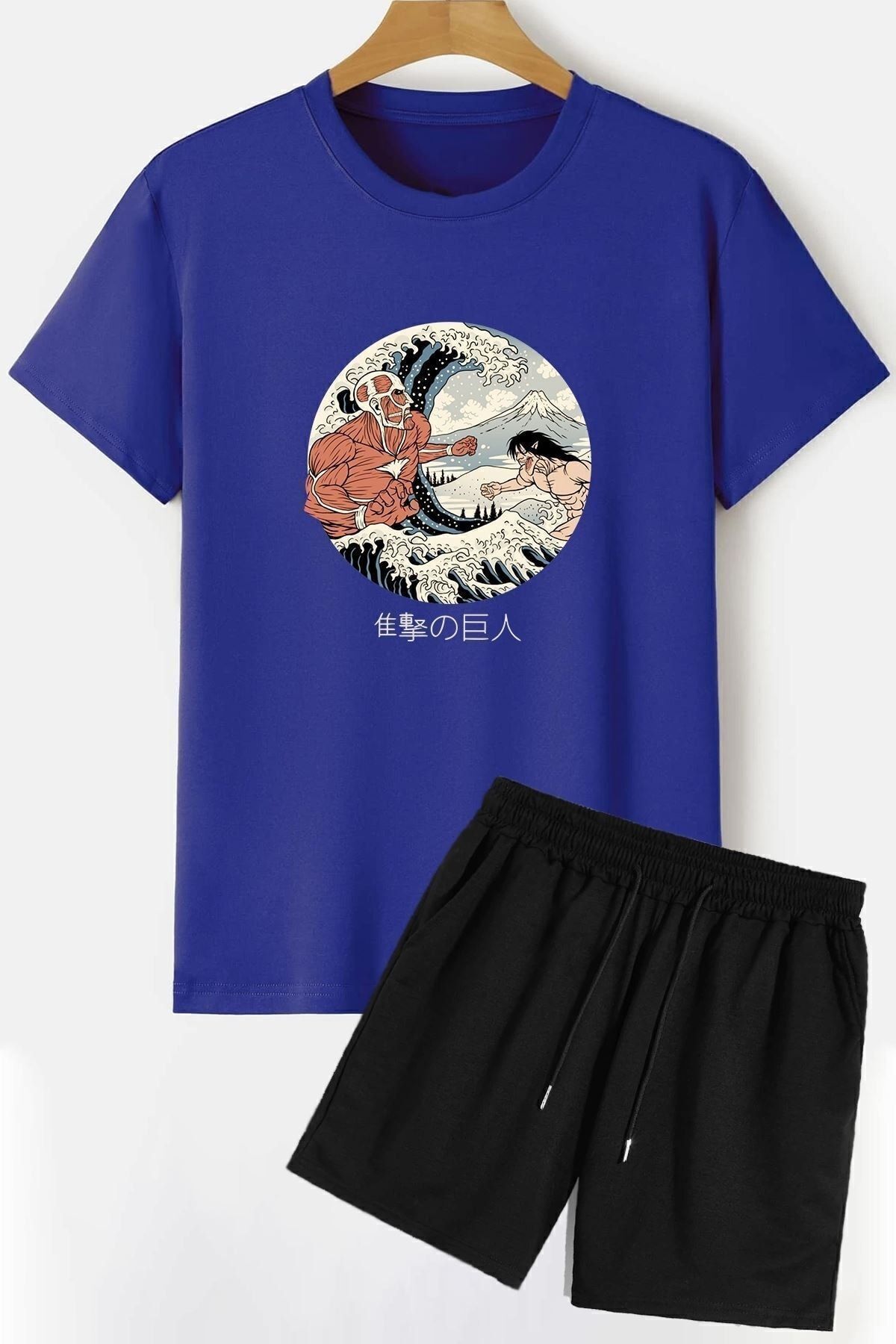 trendypassion Zestaw Dresowy Z Krótkimi Spodenkami Titan Unisex - 38