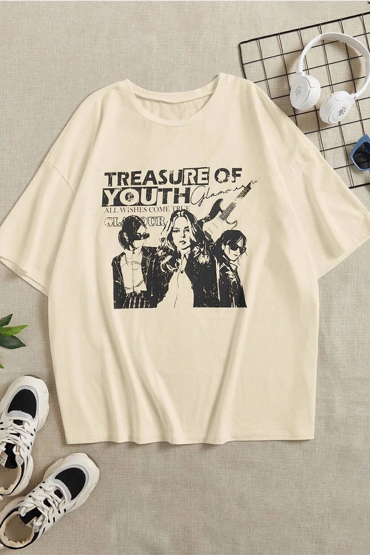 uyguntarz T-shirt Unisex Z Nadrukiem „skarb Młodości”. Unisex - S/M
