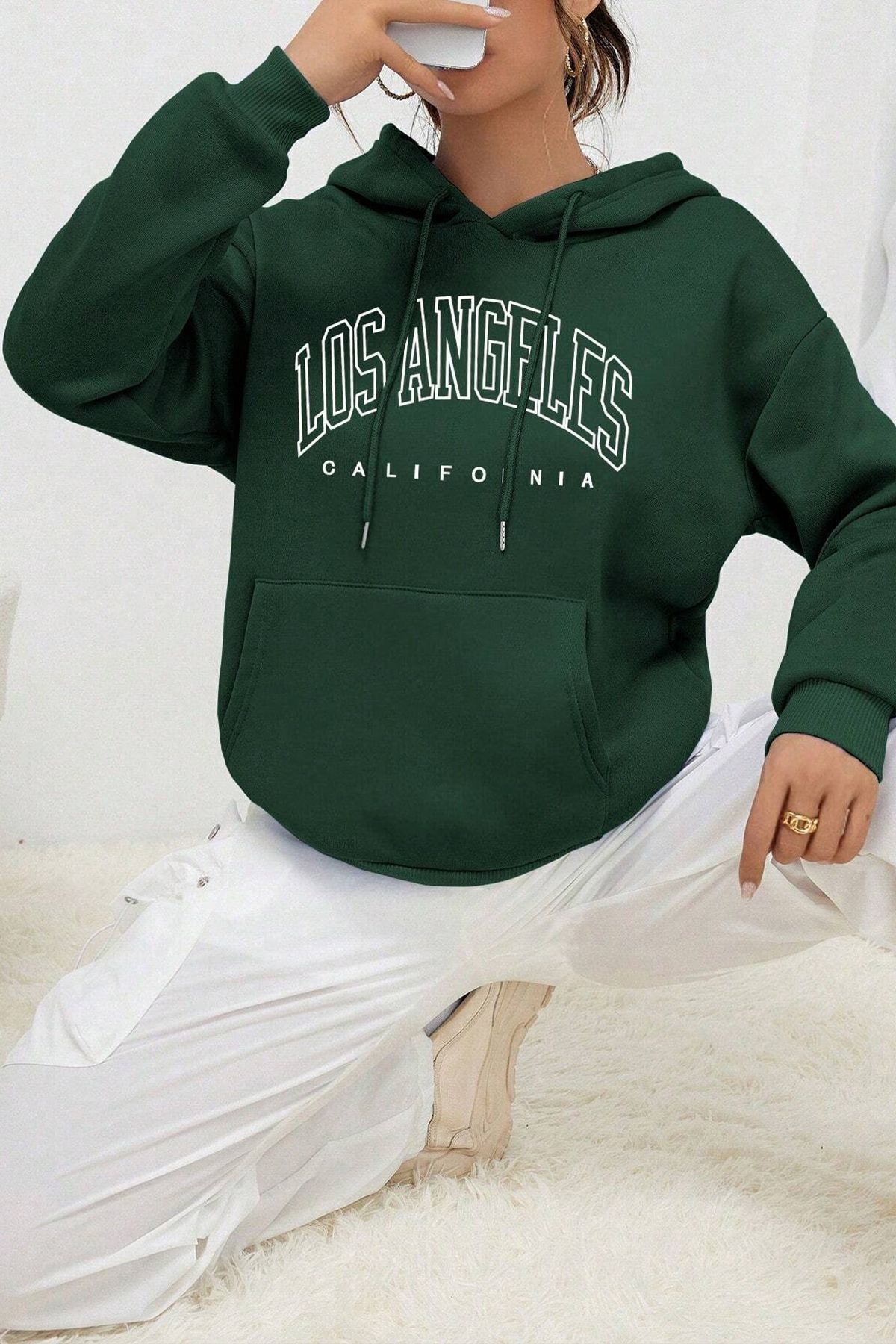 uyguntarz Bluza Unisex Z Nadrukiem Los Angles Unisex - S/M