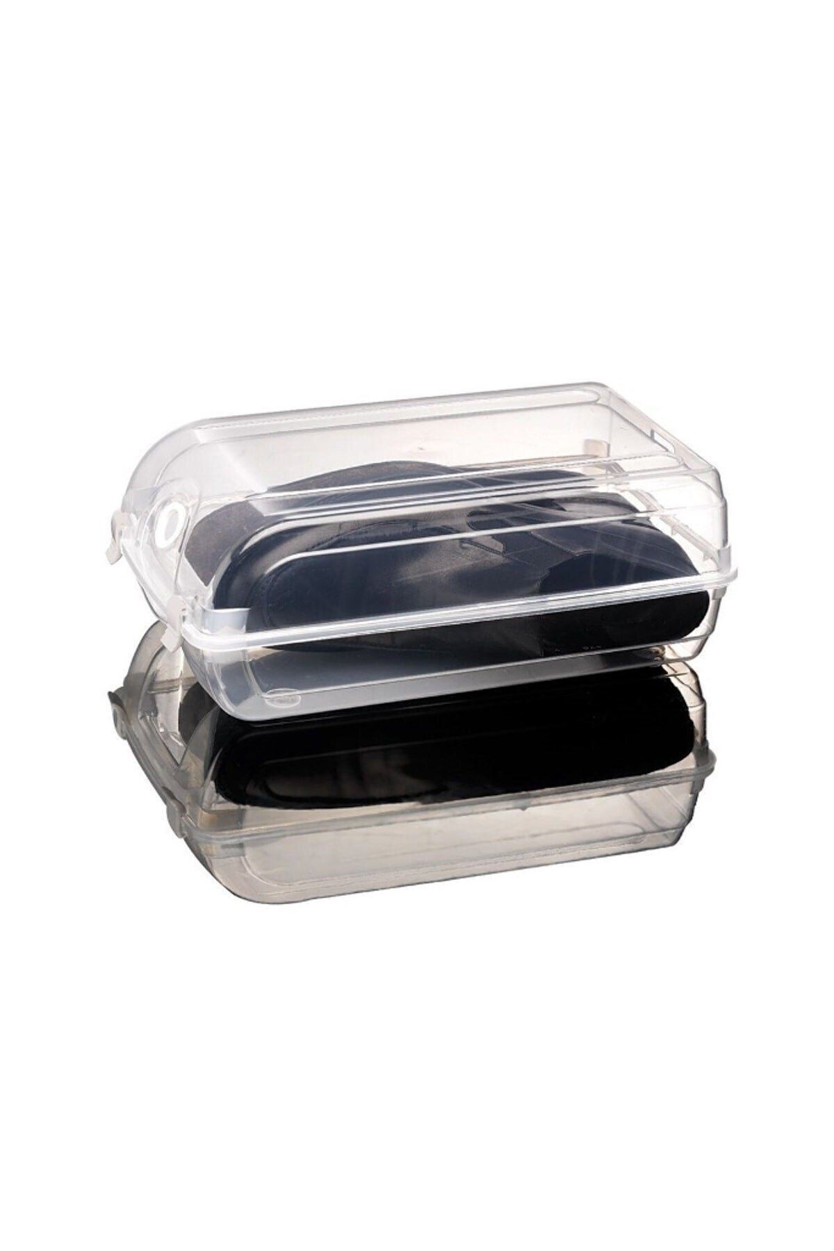 Gondol Plastik-Transparent Gondola Boots and Boots Box - with Lock and Lid (L) 12 Pieces 3