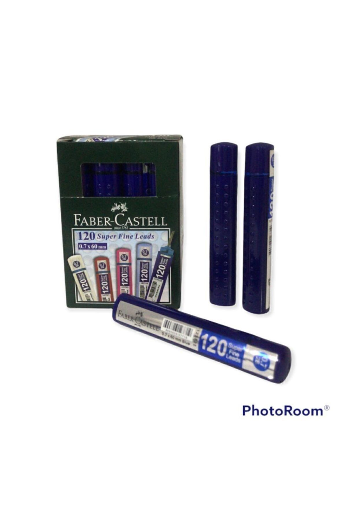 Faber Castell-Faber Castel Tip - 120 Pcs - 0,7 - 2b - 60mm - M A V I - Box of 12 1