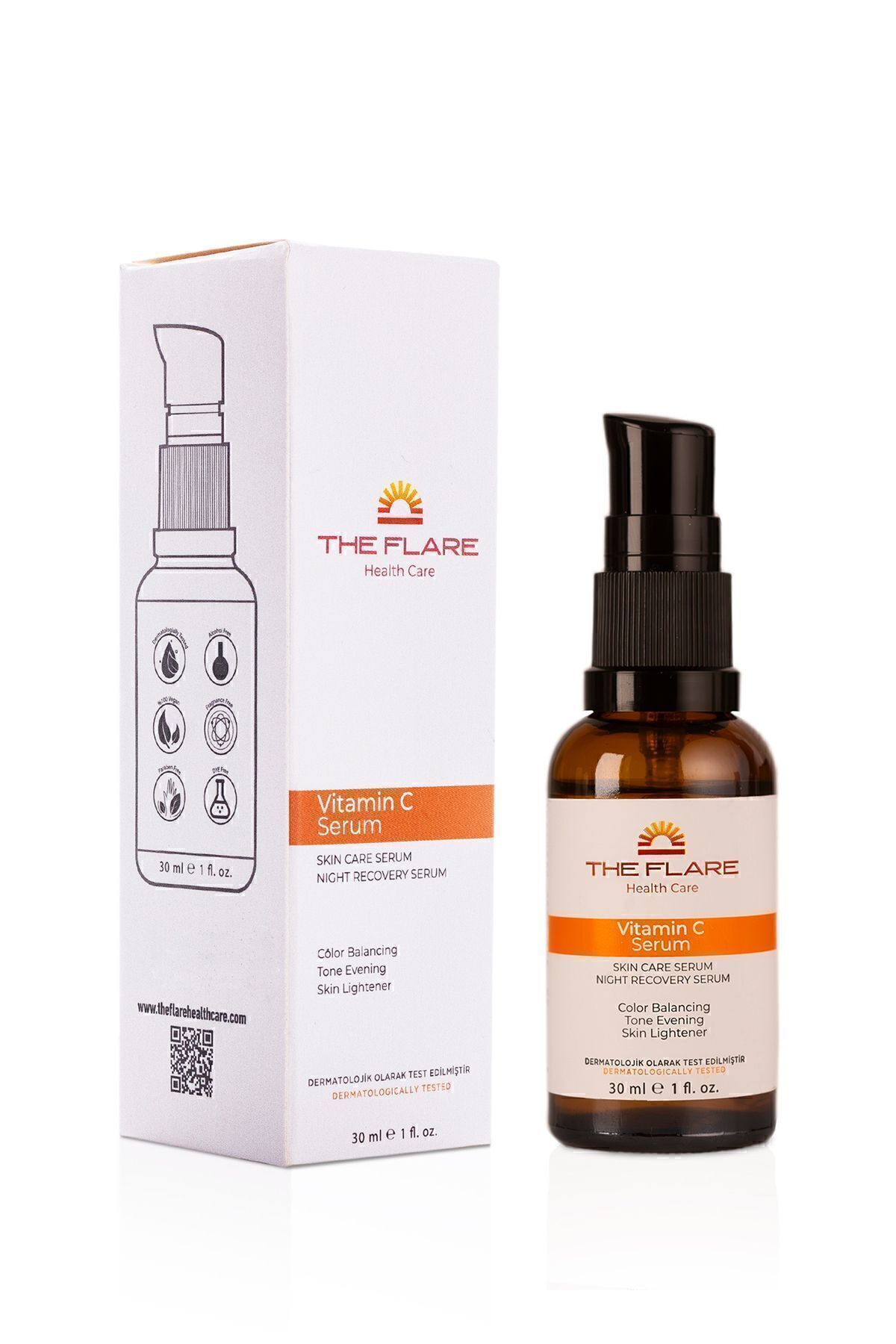 The Flare Health Care-Skin Tone Evening and Brightening 10% Vitamin C Serum 30 ml 2