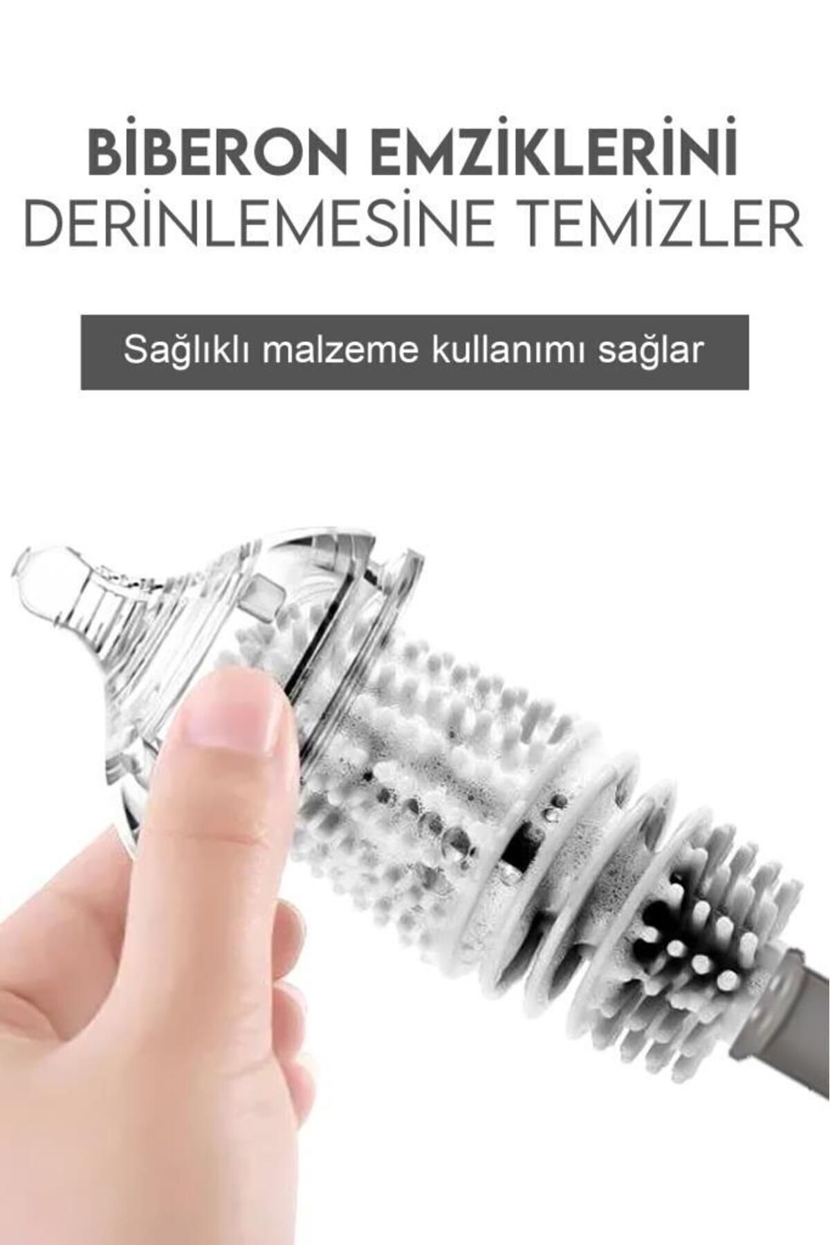 MUJGAN 3 Adet Şişe Biberon Termos Temizleme Aparatı fotoğrafı 5 (önizleme)