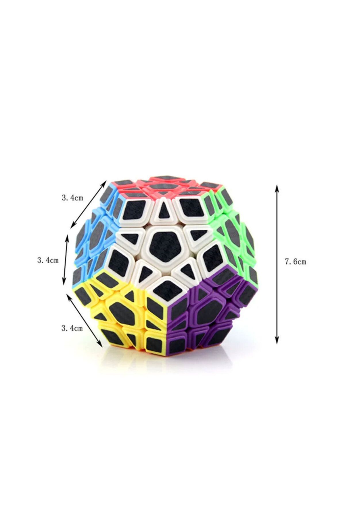hediyecik-Moyu Meilong Megaminx Carbon Fiber Intelligence Cube Intelligence Cube Cube Speed Cube 6