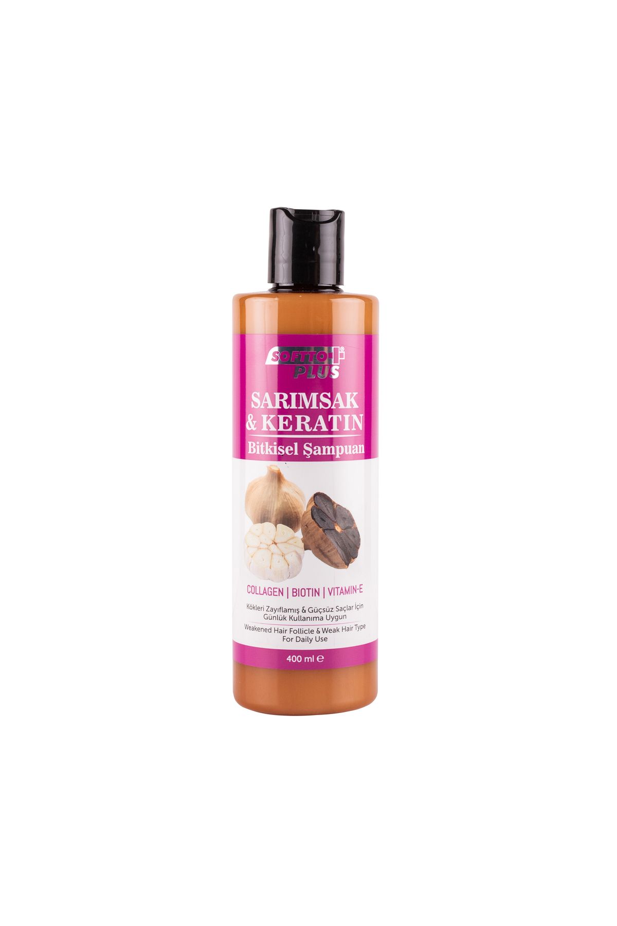 Sarımsak & Keratin Bitkisel Şampuan 400 Ml