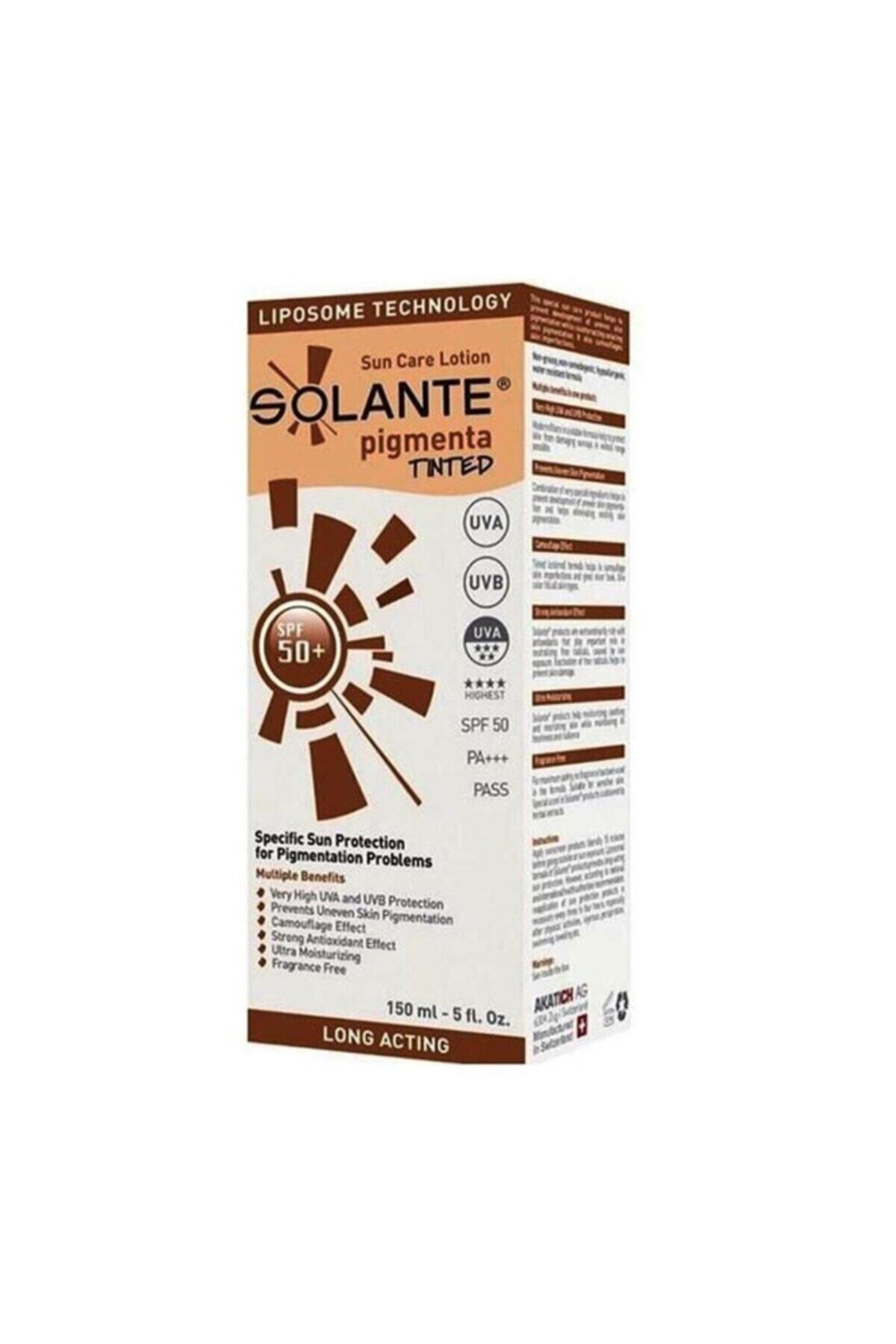 Solante-عامل حماية من الشمس SPF 50+ حماية عالية من الأشعة فوق البنفسجية - صبغة ملونة 2