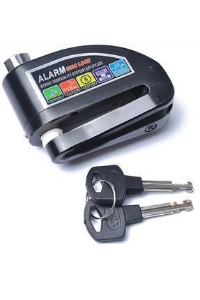 MATECHNO Alarmlı Disk Kilidi Motorsiklet Scooter Bisiklet ATV Sesli Alarm Yük...