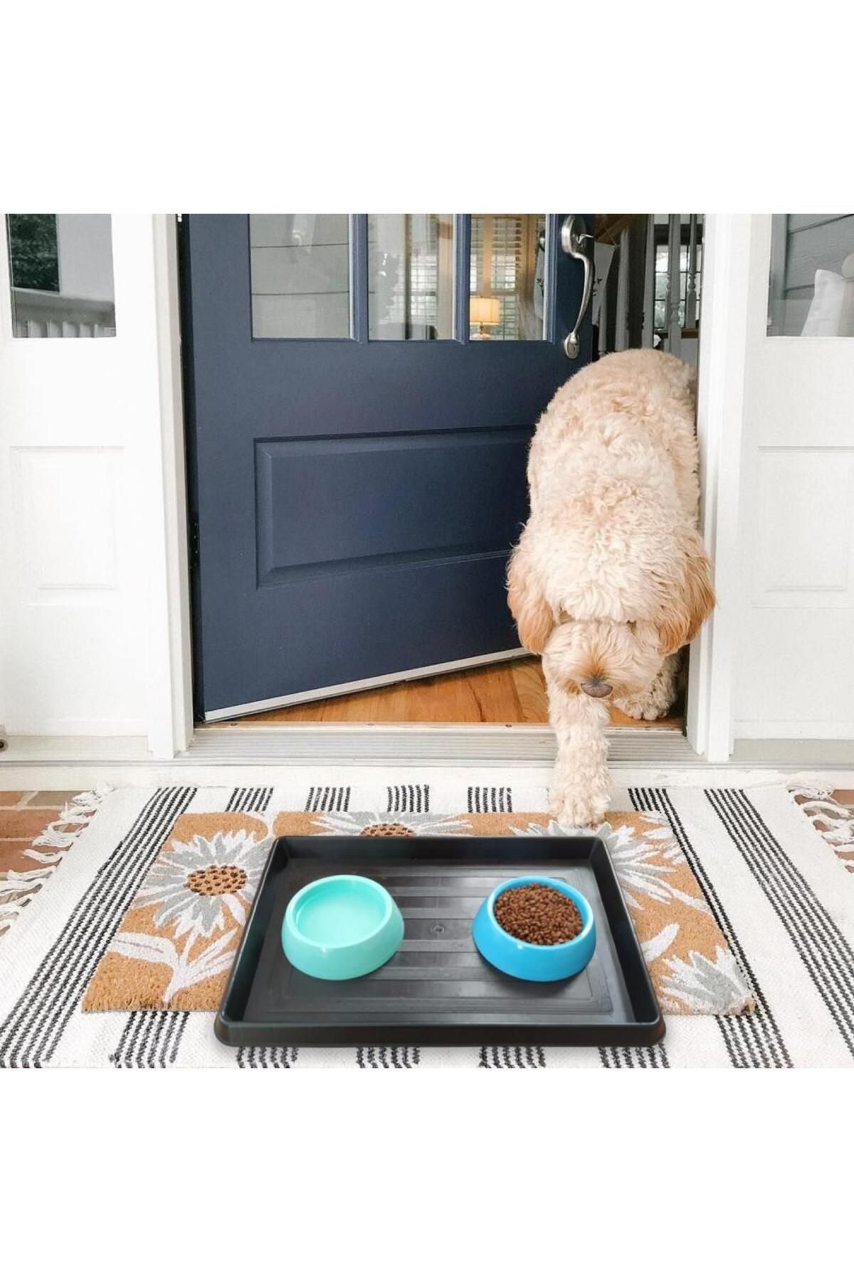 MenSak-Pet Cat Dog Food Bowl Mat 2