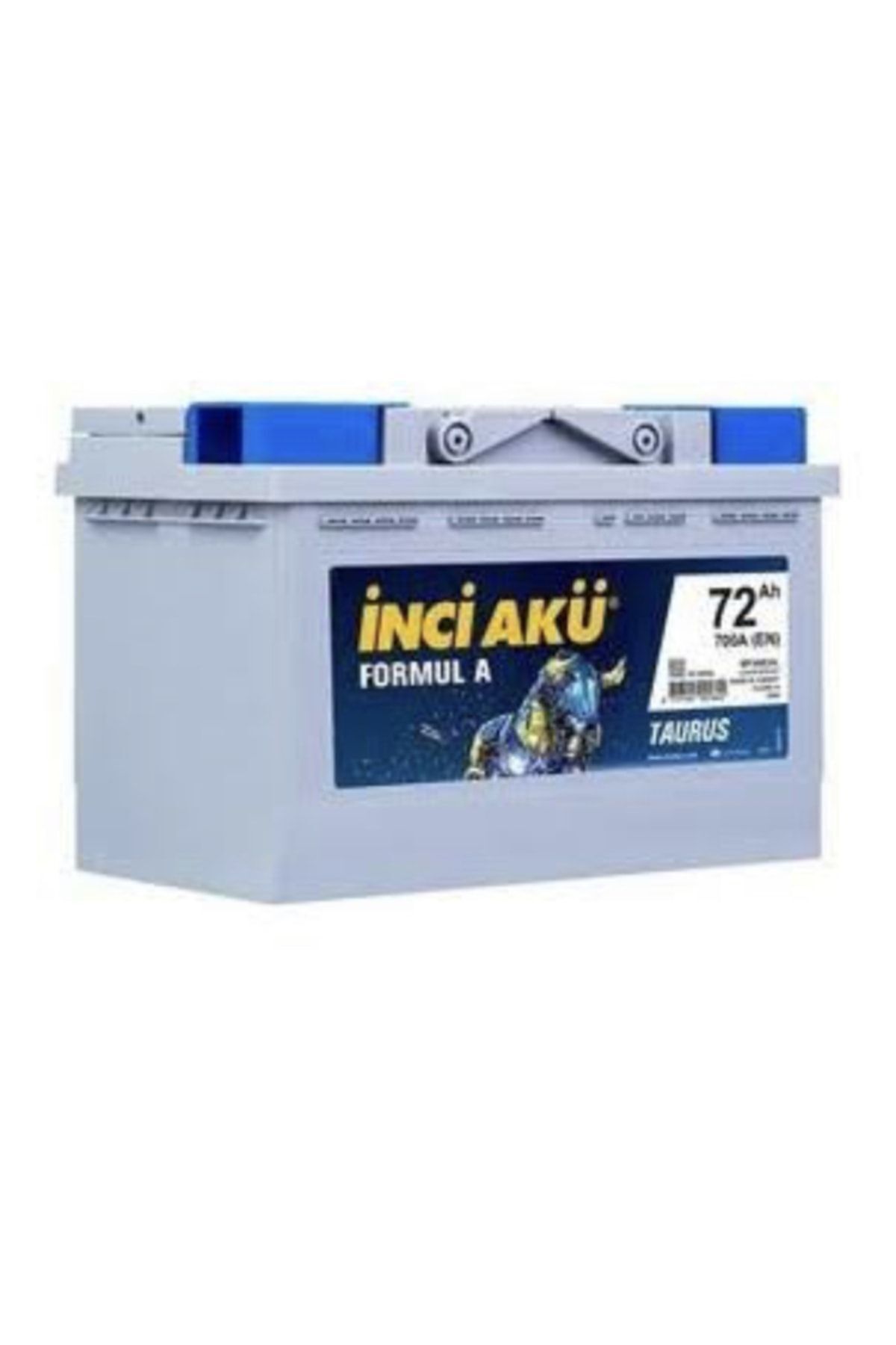 İNCİ AKÜ 12 Volt 72 Amper 2 Yıl Garantili